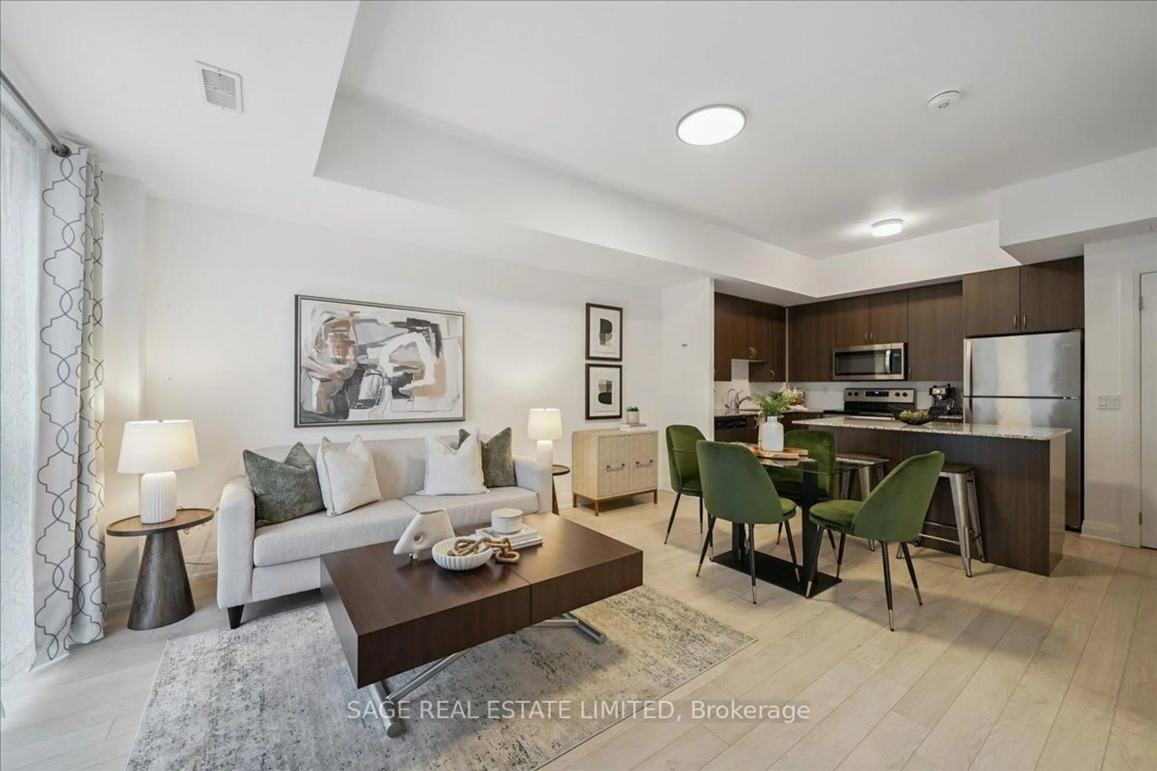 Living room with furniture, unknown for 56 Coles Ave #203, Vaughan Ontario L4L 0J1