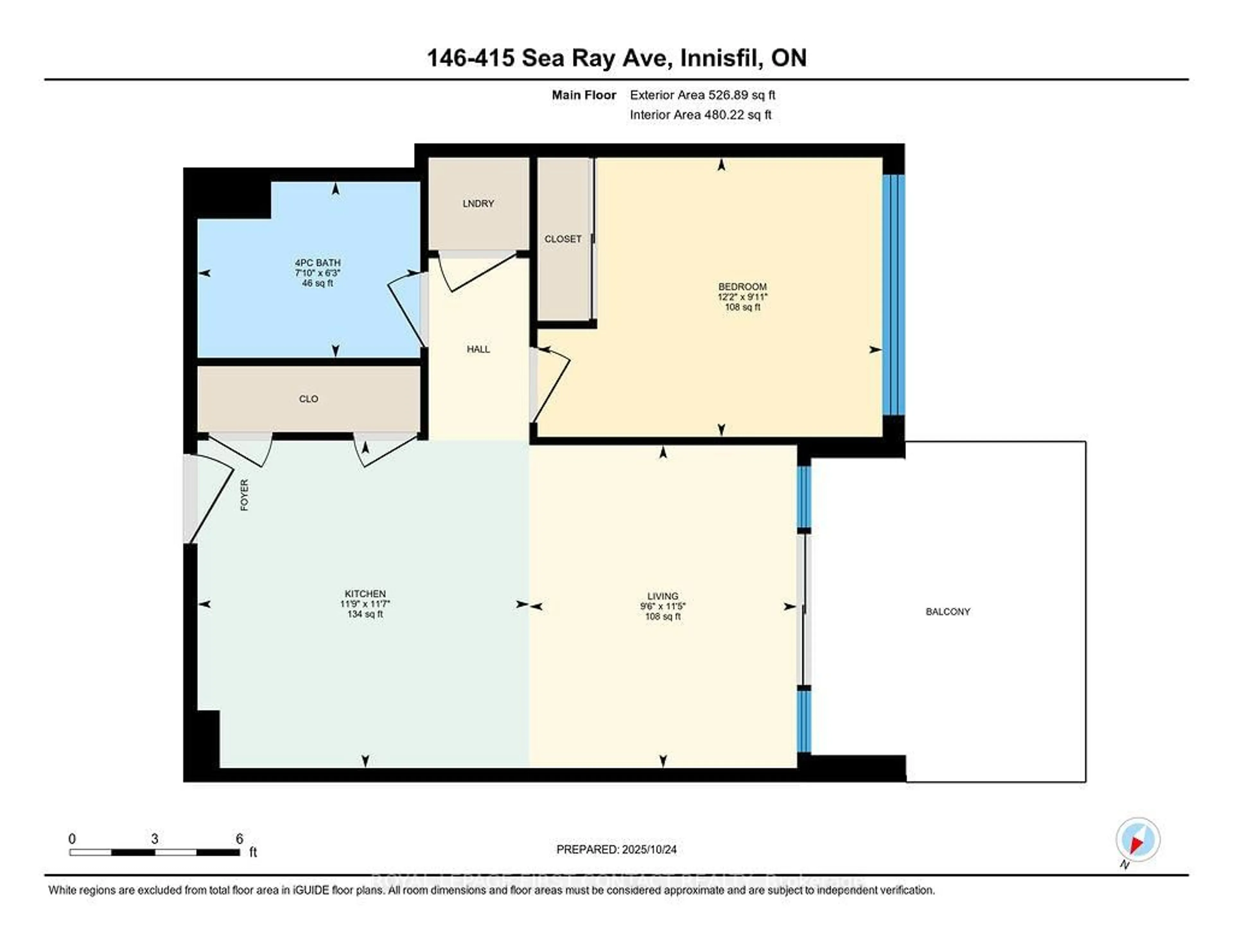Floor plan for 415 Sea Ray Ave #146, Innisfil Ontario L9S 0R5