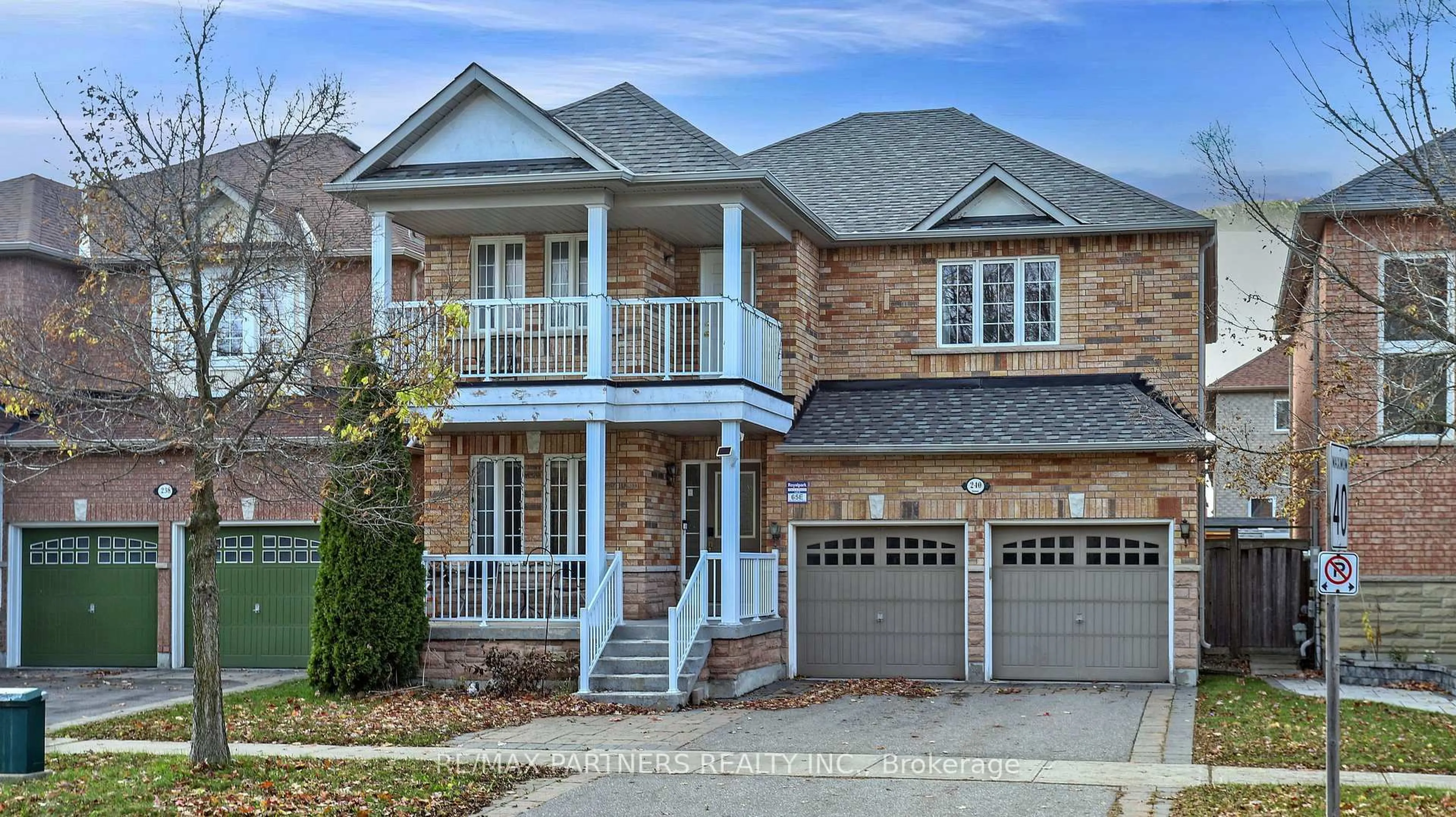 Home with brick exterior material, street for 240 Swan Park Rd, Markham Ontario L6E 0B1