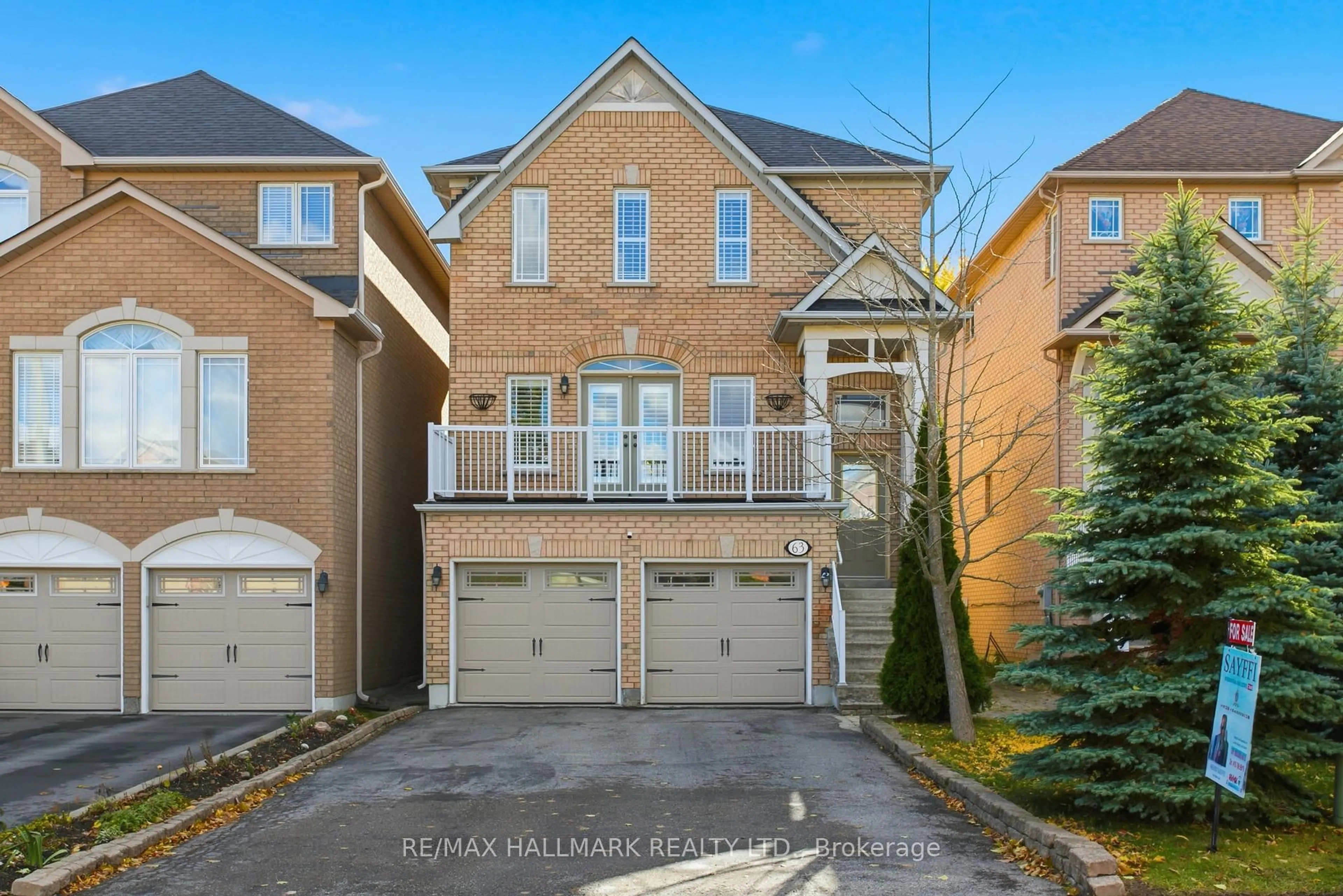 Home with brick exterior material, street for 63 Snowy Meadow Ave, Richmond Hill Ontario L4E 3V4