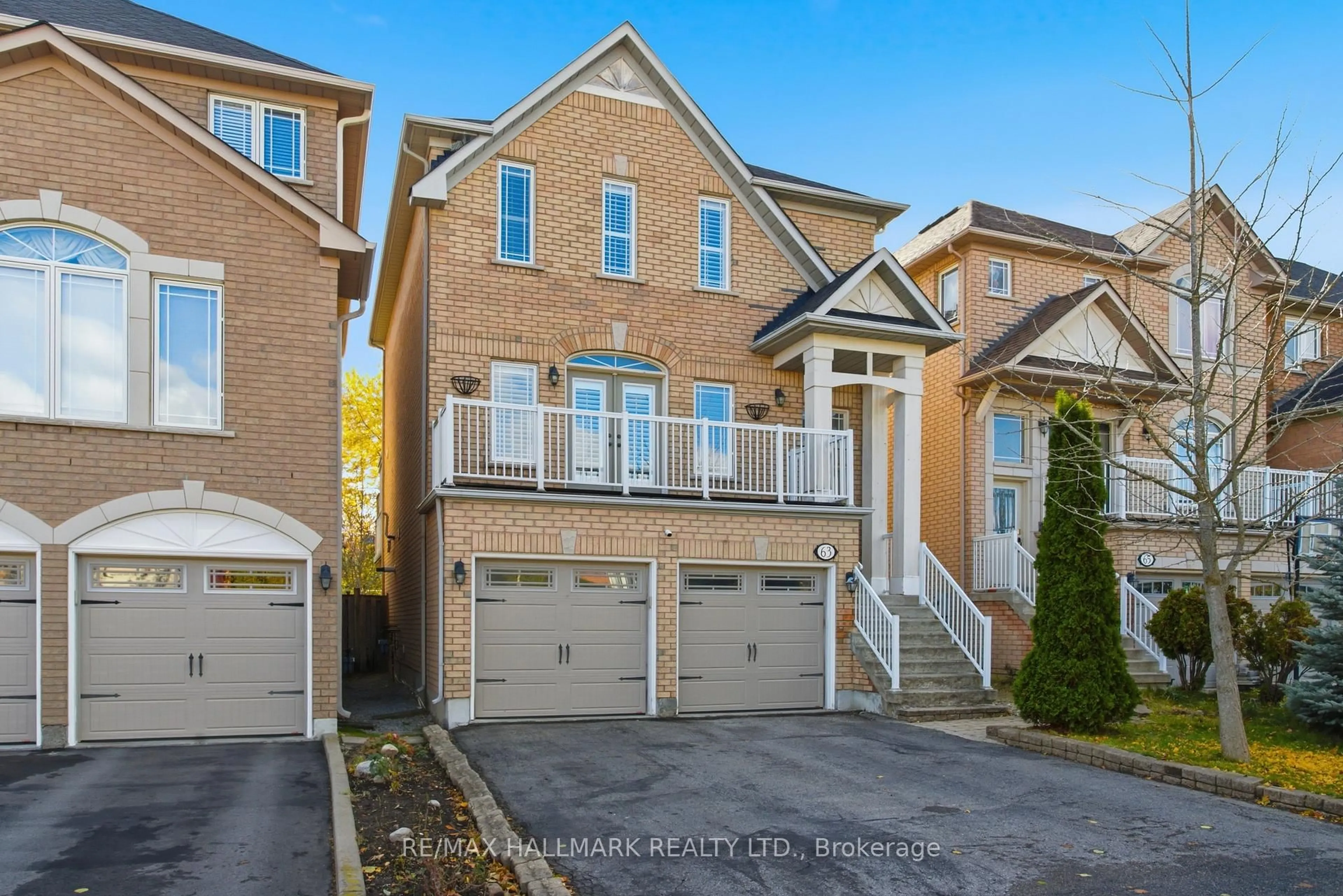 Home with brick exterior material, street for 63 Snowy Meadow Ave, Richmond Hill Ontario L4E 3V4