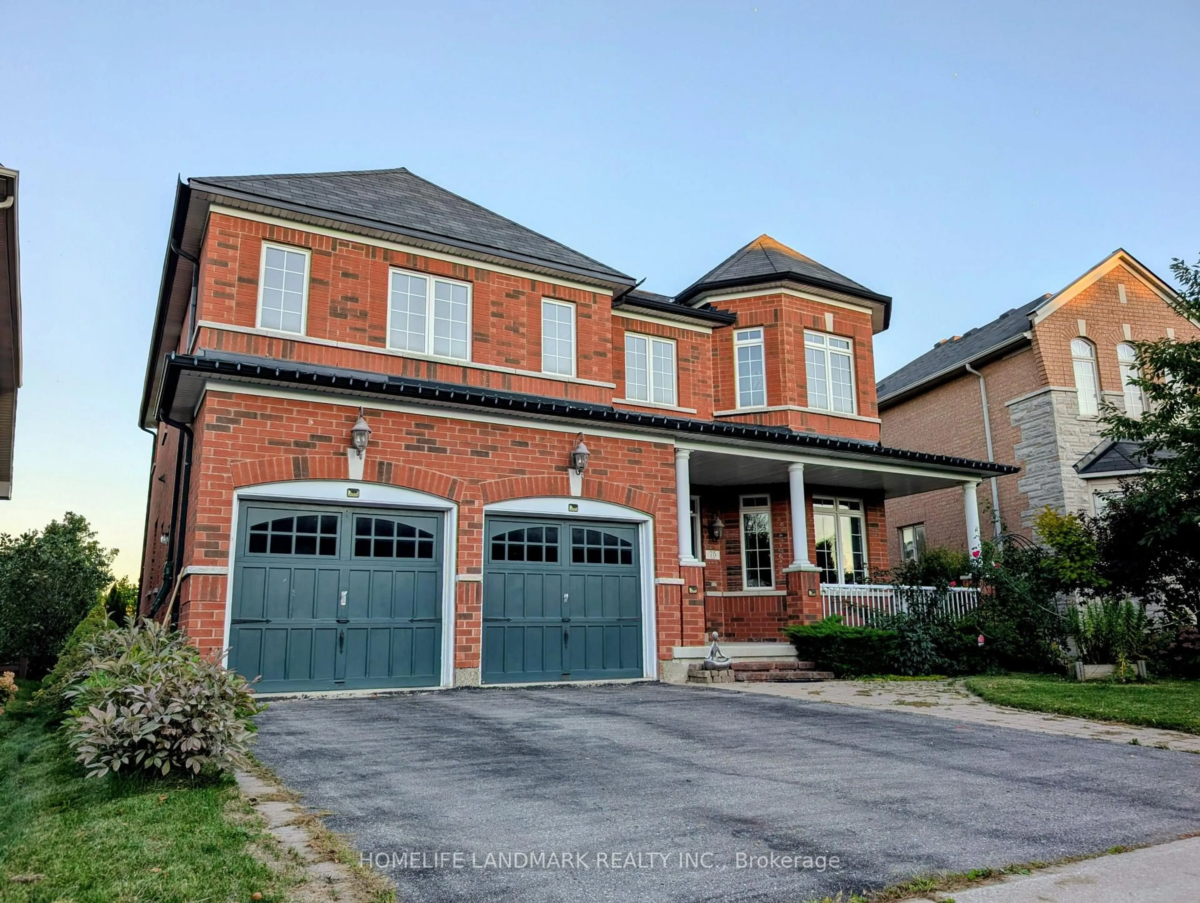 Home with brick exterior material, street for 75 Pointon St, Aurora Ontario L4G 0J9