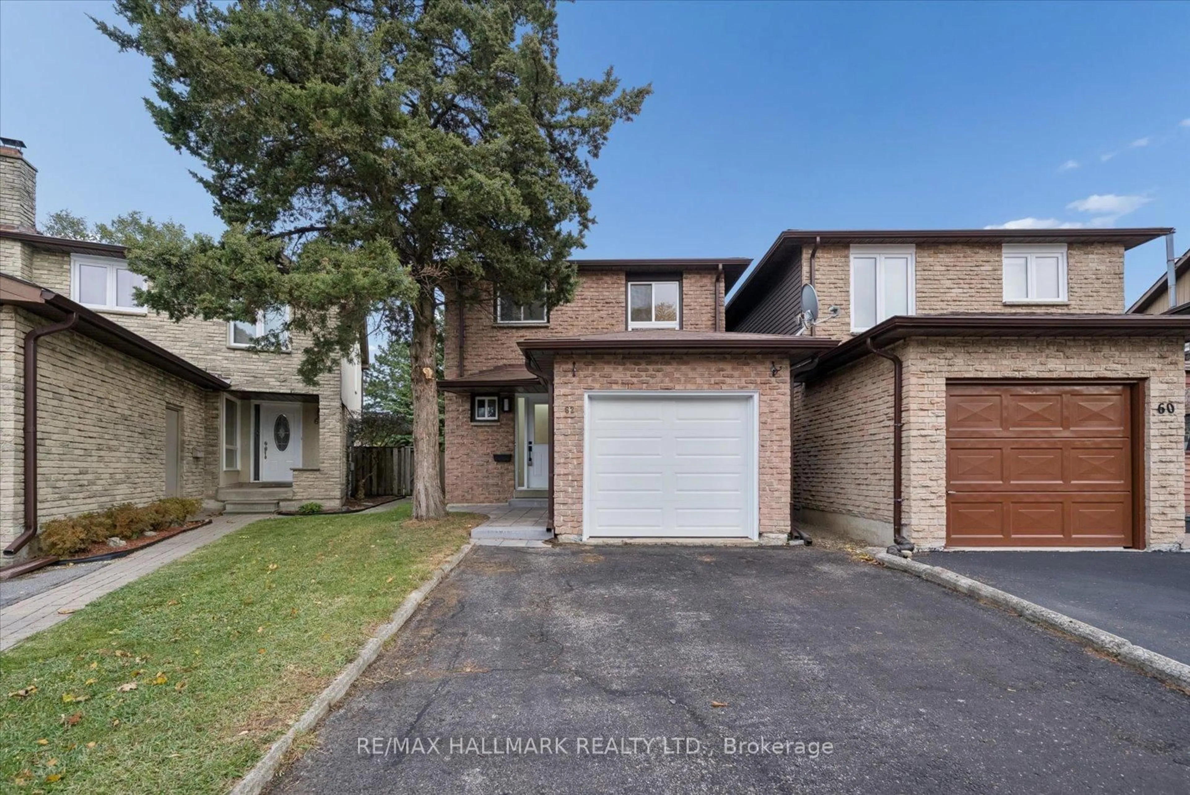 Home with brick exterior material, street for 62 Pepperell Cres, Markham Ontario L3R 3G8