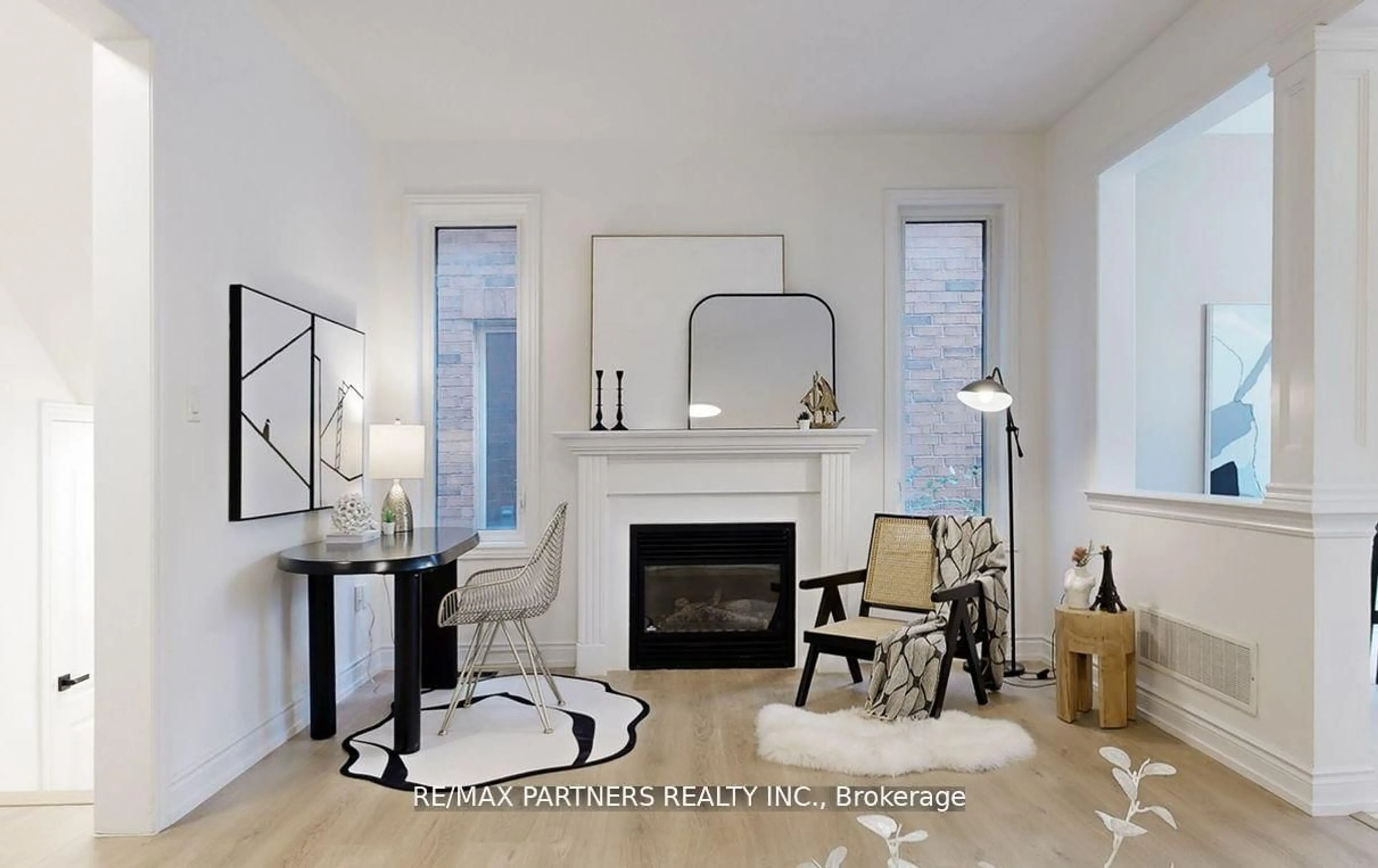 Living room with furniture, ceramic/tile floor for 29 Robert Osprey Dr, Markham Ontario L6C 0K9