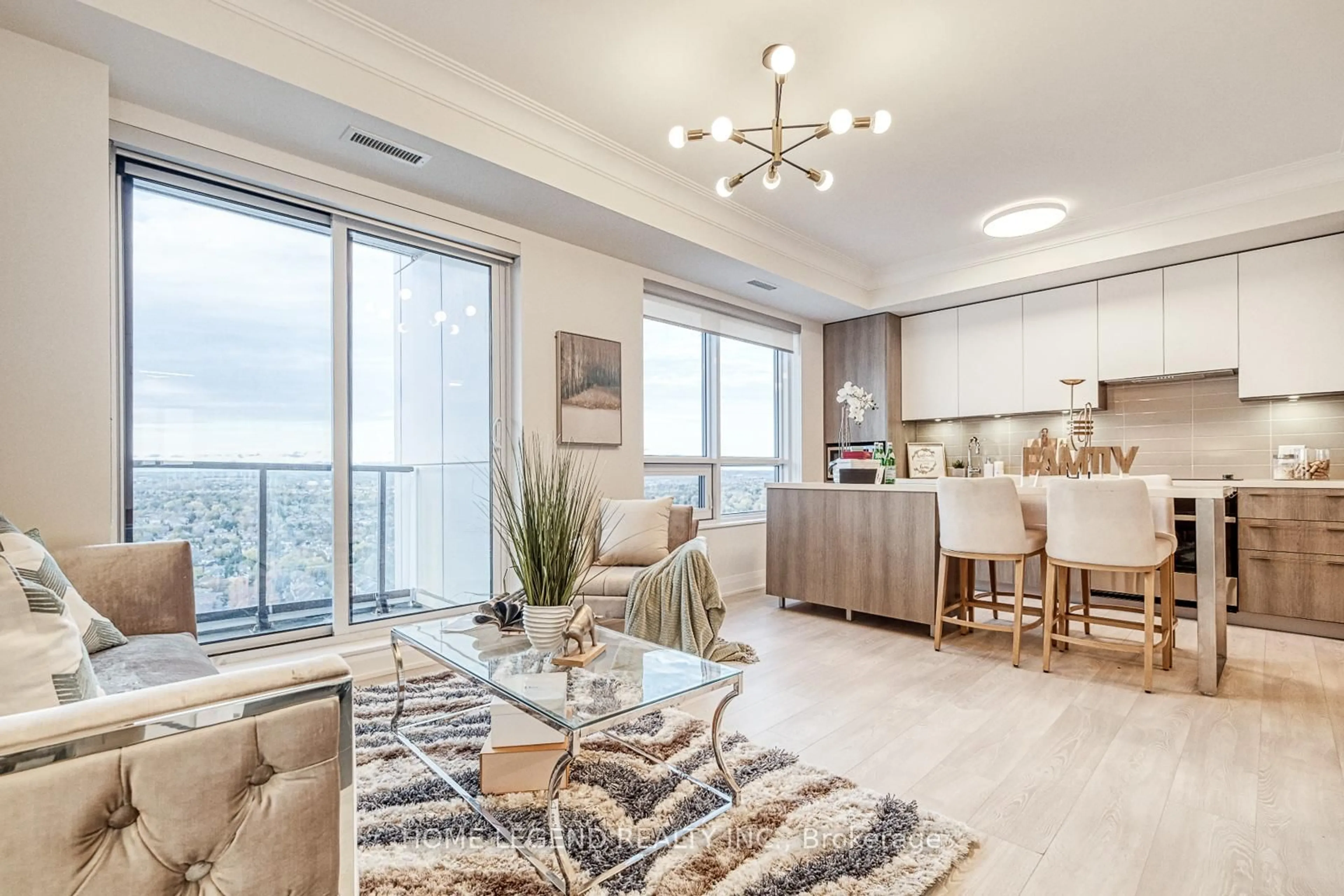 Living room with furniture, unknown for 18 Water Walk Dr #3108, Markham Ontario L3R 6L5