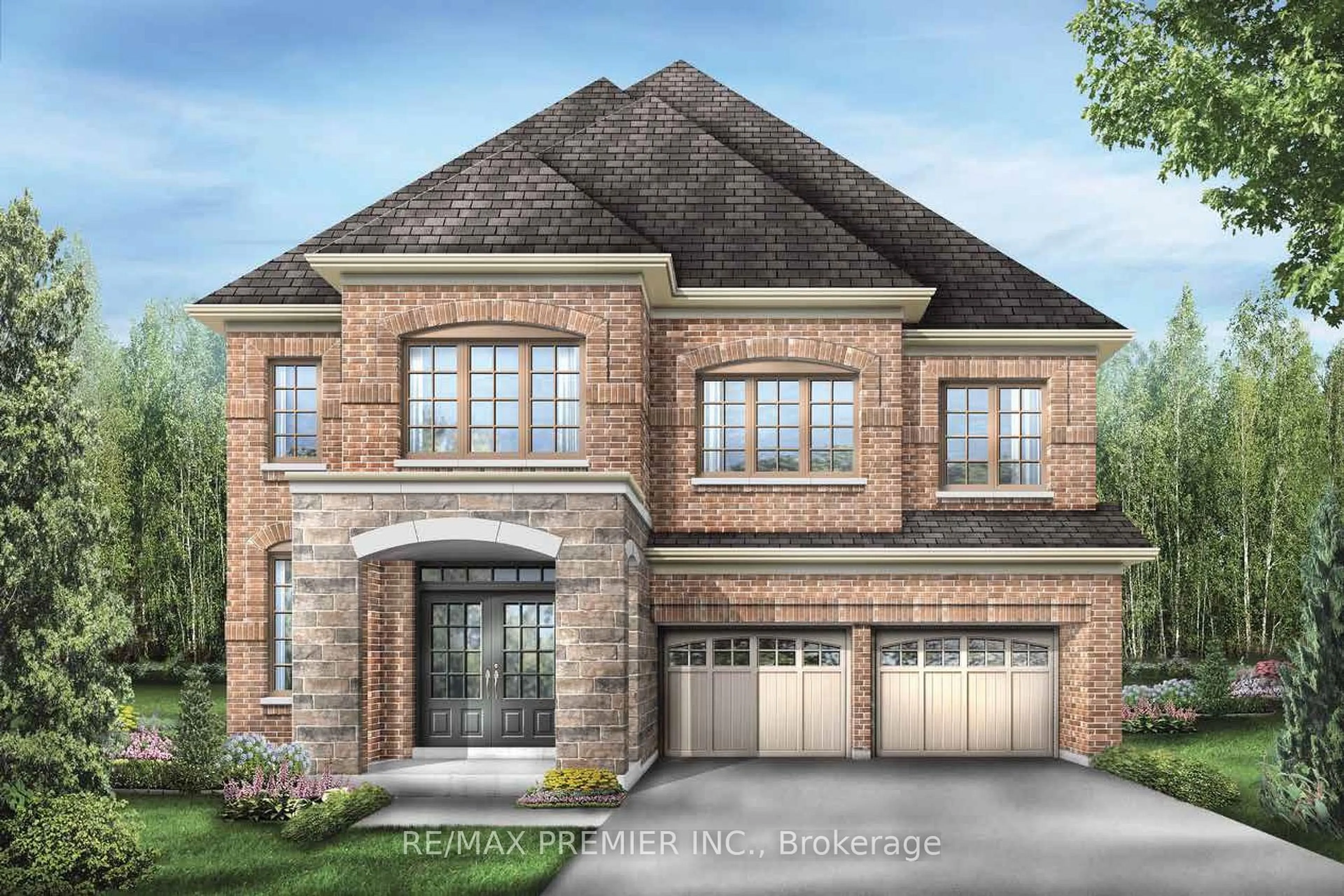 Home with brick exterior material, street for 203 Fallharvest Way #Lot 146, Whitchurch-Stouffville Ontario L4A 5C2