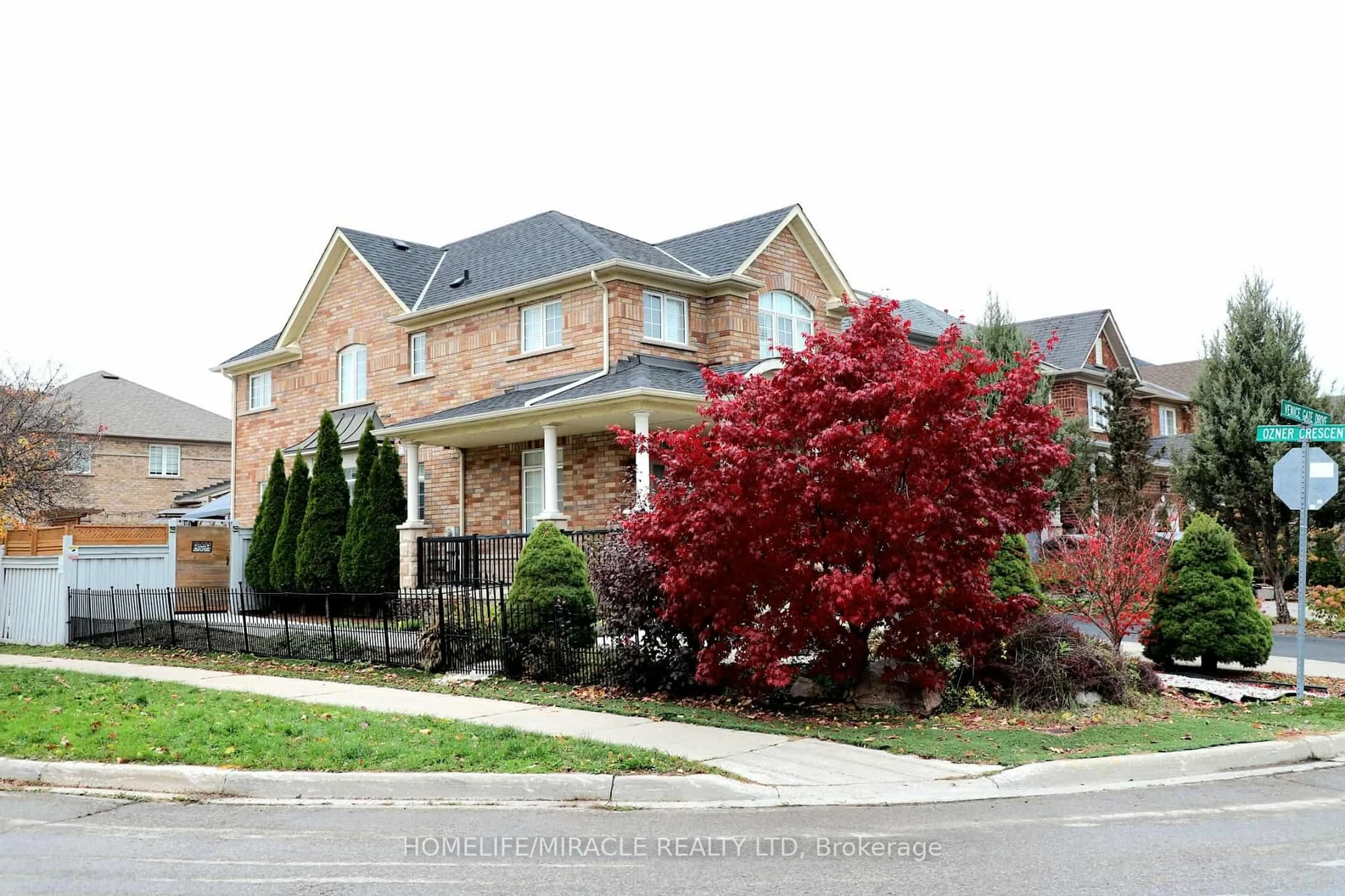 Home with brick exterior material, street for 243 Venice Gate Dr, Vaughan Ontario L4H 0G1