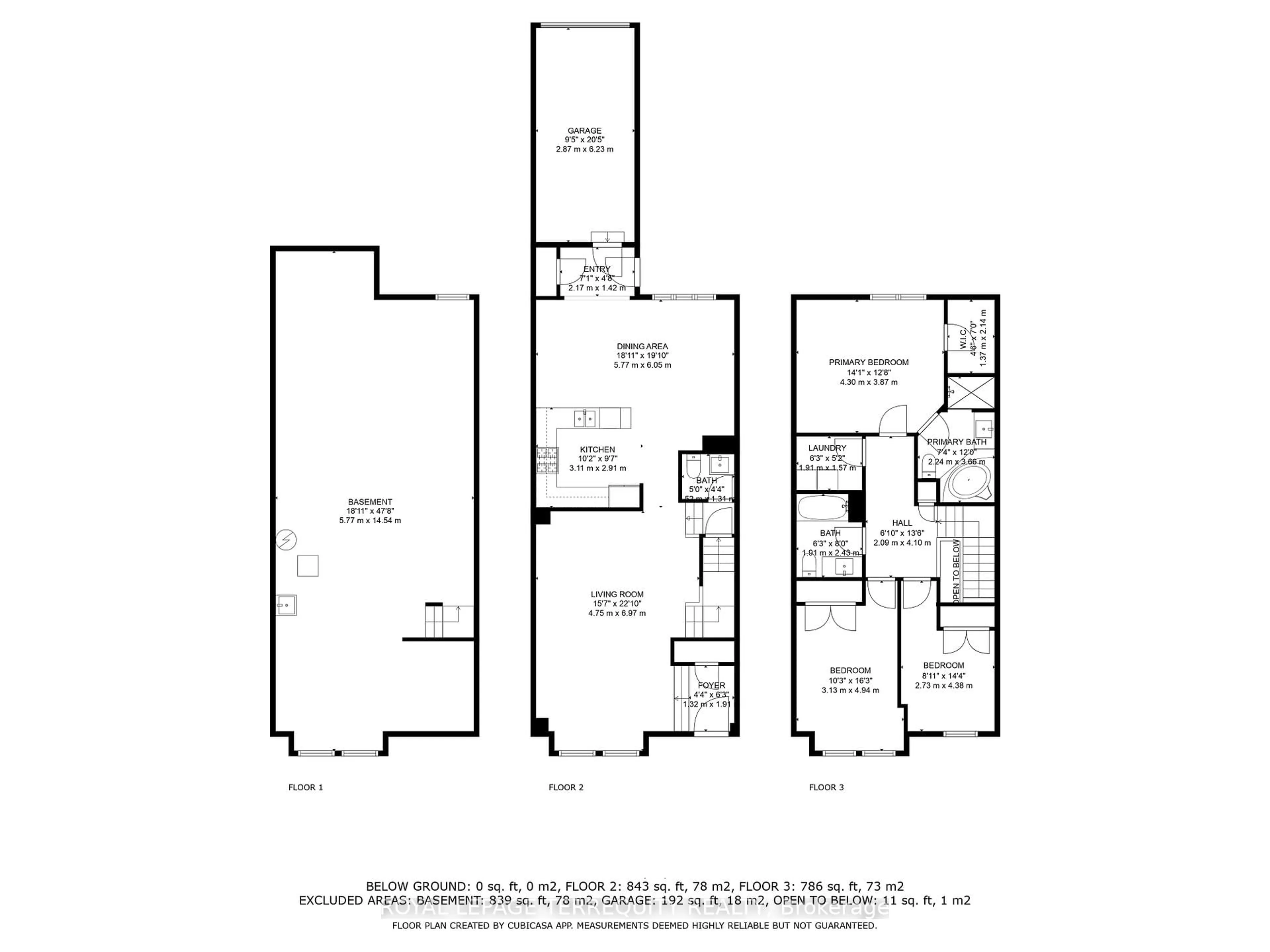 Floor plan for 10461 Woodbine Ave, Markham Ontario L6C 1J1