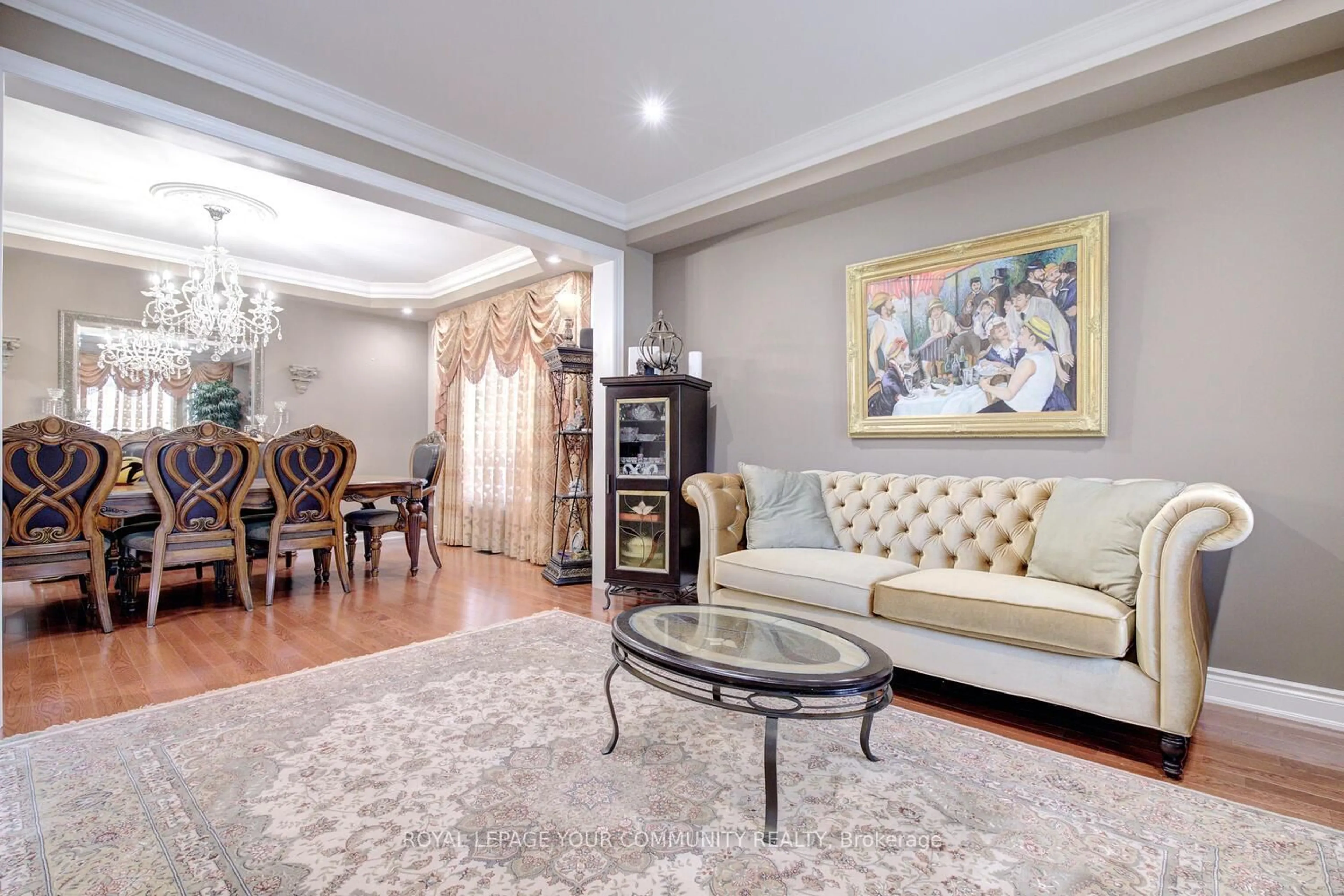 Living room with furniture, unknown for 58 Michael Fisher Ave, Vaughan Ontario L6A 0K9