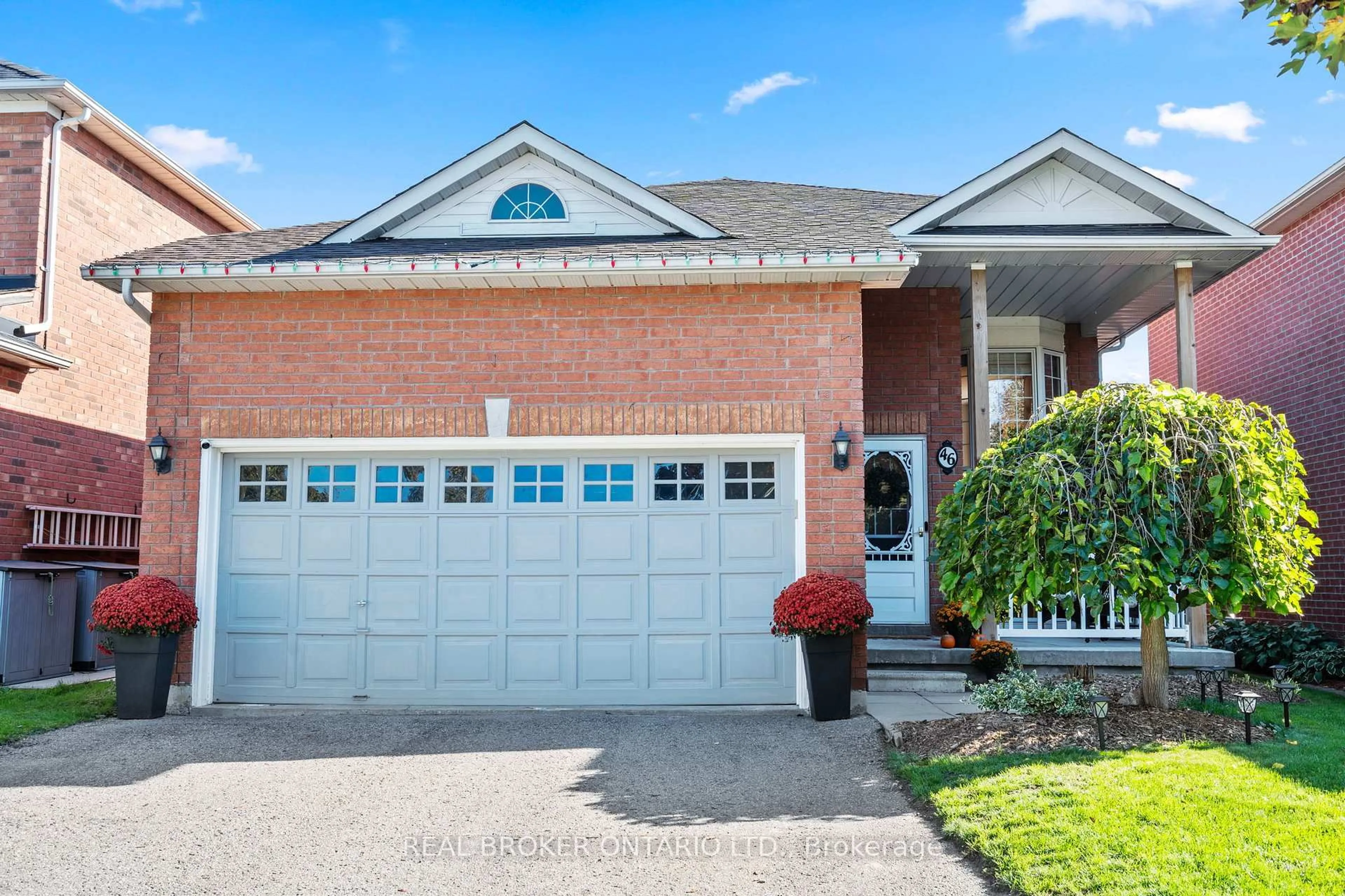 Home with brick exterior material, street for 46 Bolster Lane, Uxbridge Ontario L9P 1X8