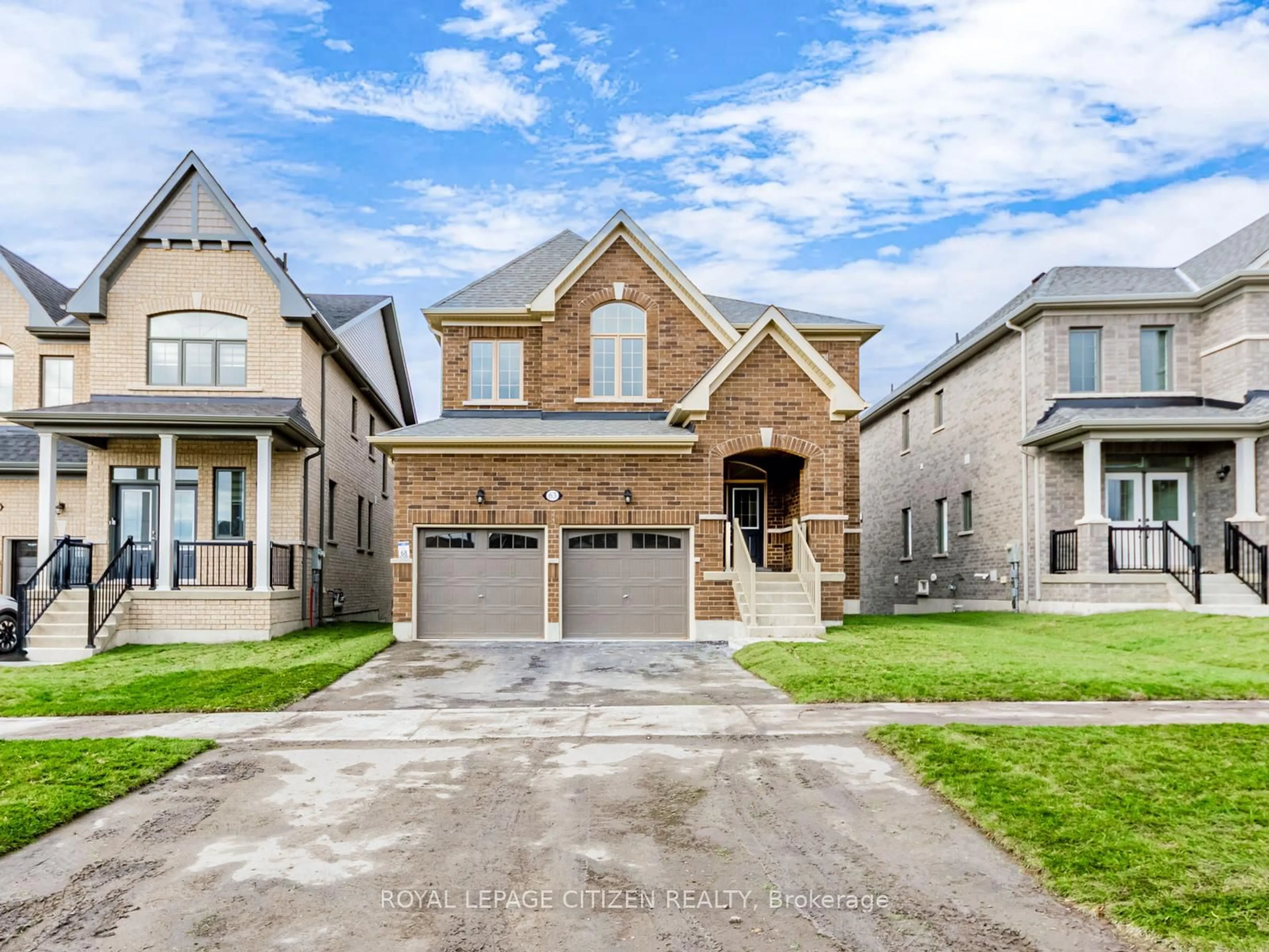 Home with brick exterior material, street for 63 Fenn Cres, New Tecumseth Ontario L9R 0X3