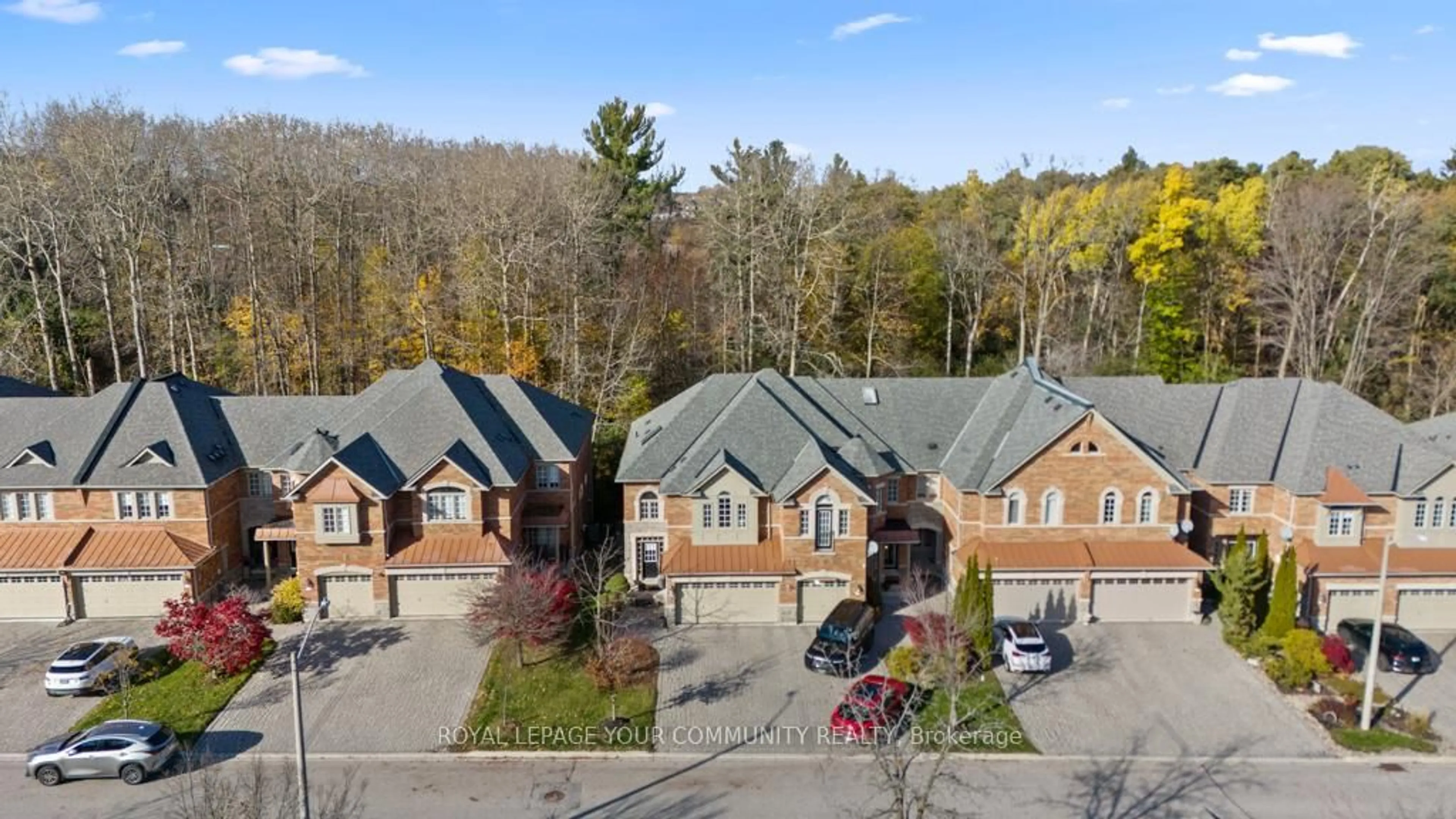 A pic from outside/outdoor area/front of a property/back of a property/a pic from drone, street for 107 Westbury Crt, Richmond Hill Ontario L4S 2L3