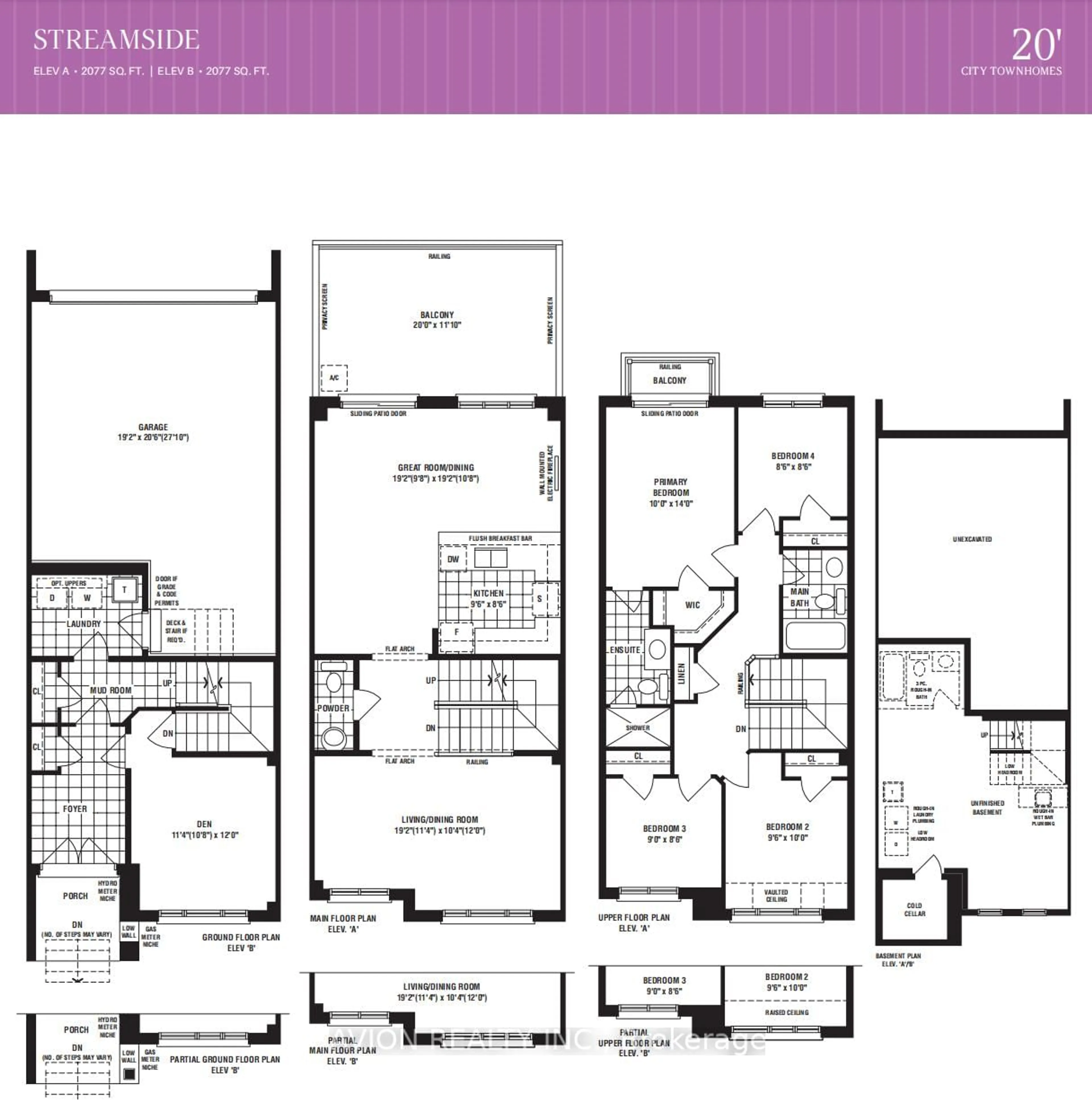 Floor plan for 154 Vine Cliff Blvd, Markham Ontario L6C 3E2
