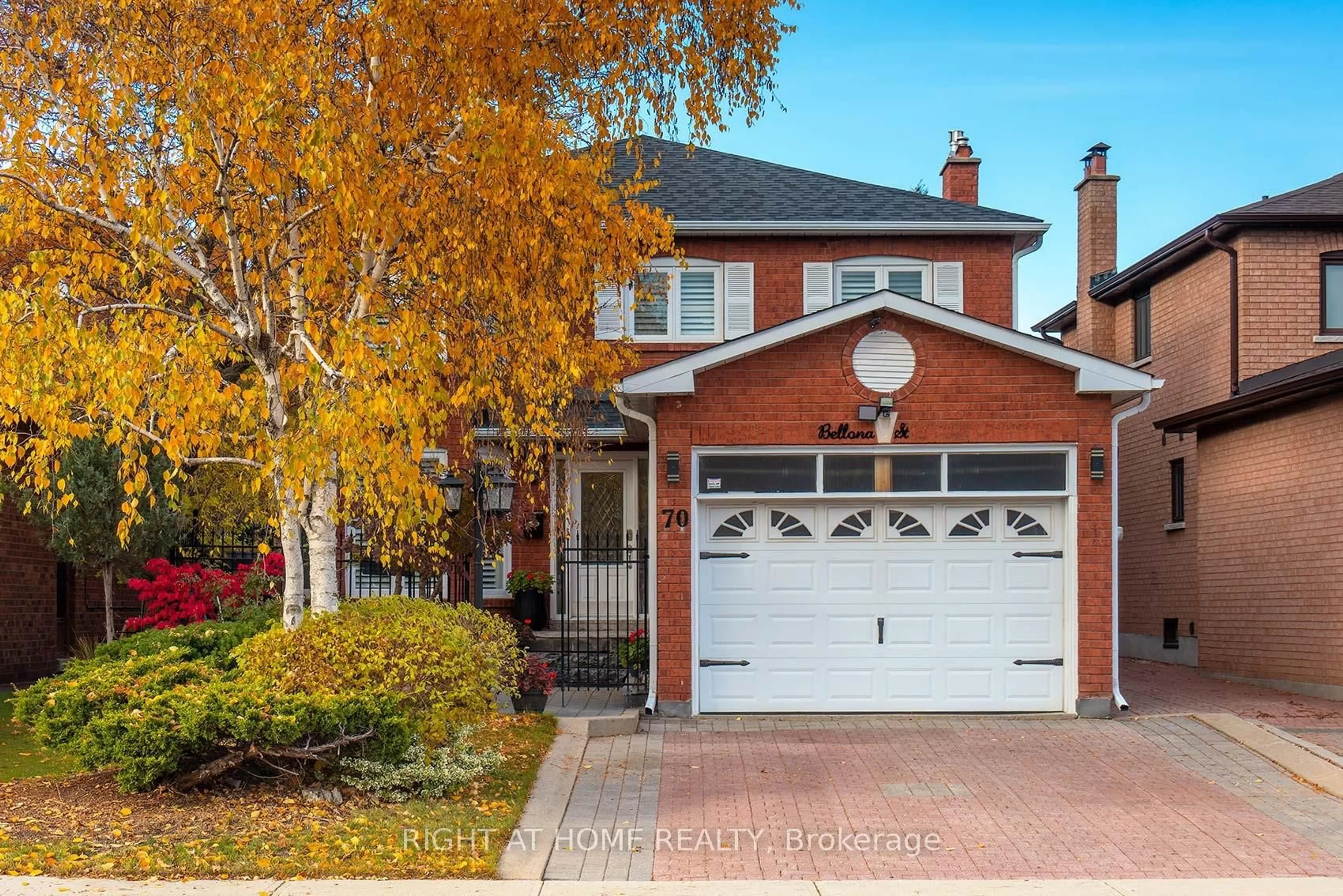 Home with brick exterior material, street for 70 Bellona St, Vaughan Ontario L4L 6R4