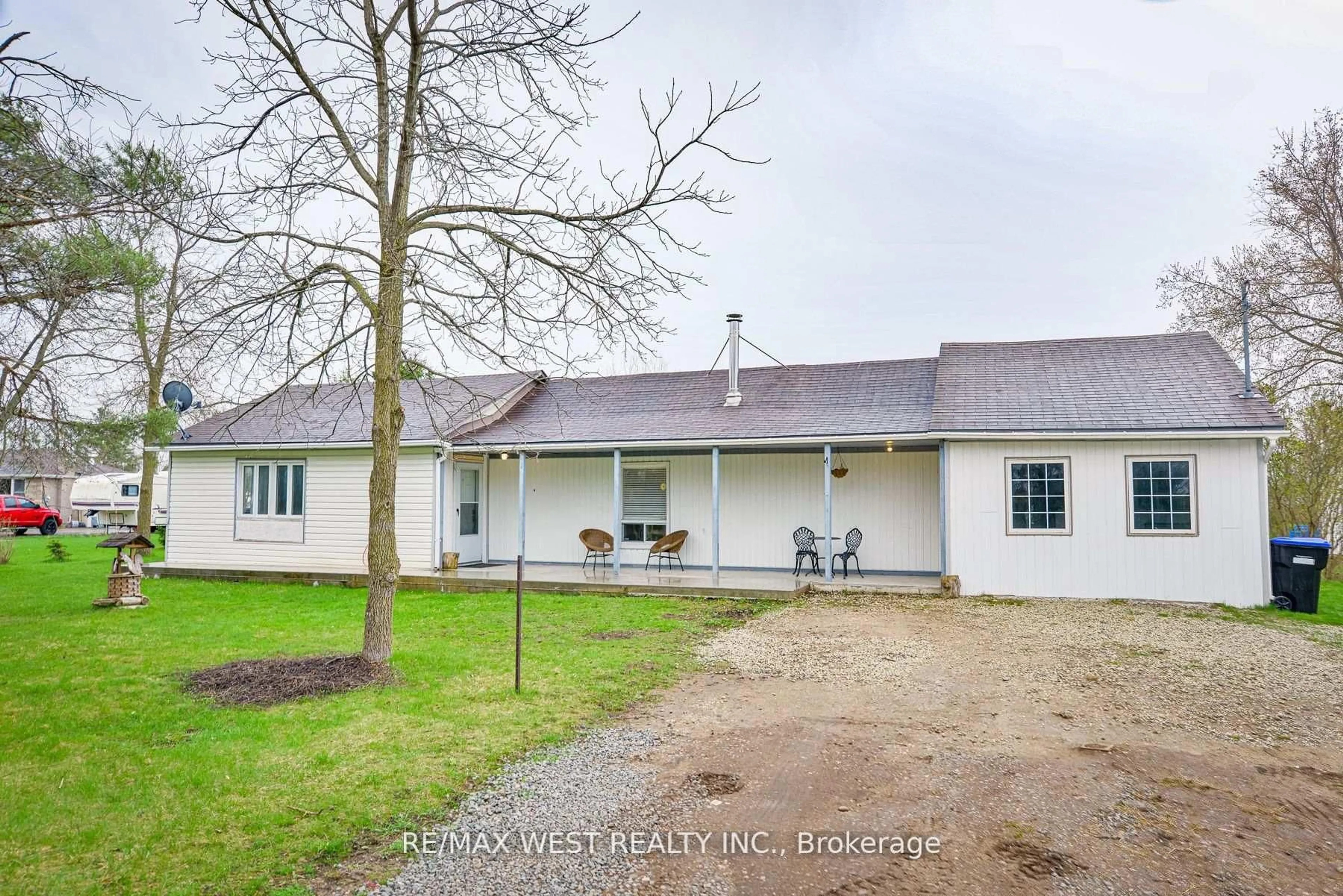 A pic from outside/outdoor area/front of a property/back of a property/a pic from drone, street for 8855 Webster Rd, Adjala-Tosorontio Ontario L0M 1K0