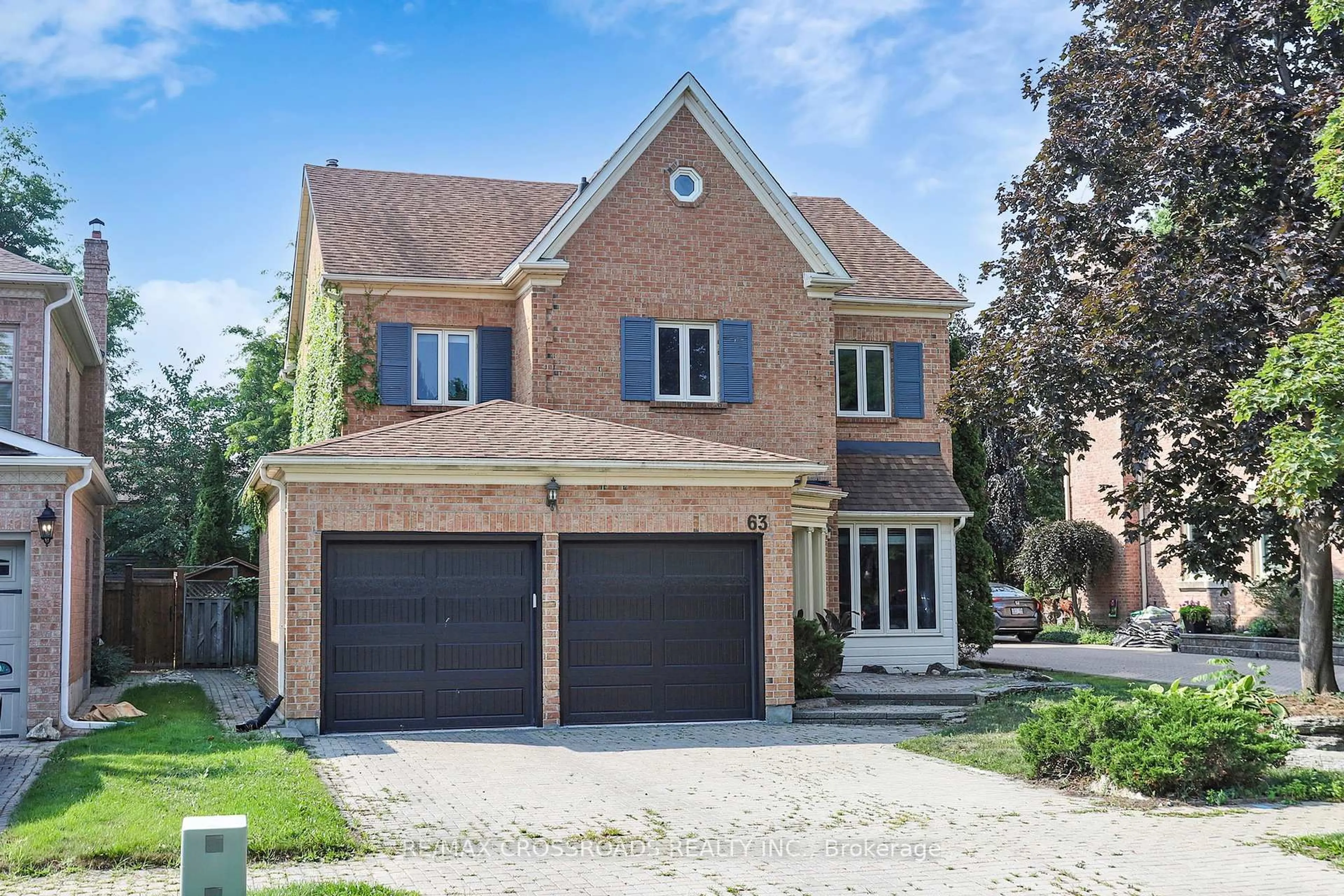 Home with brick exterior material, street for 63 Baynards Lane, Richmond Hill Ontario L4C 9B6
