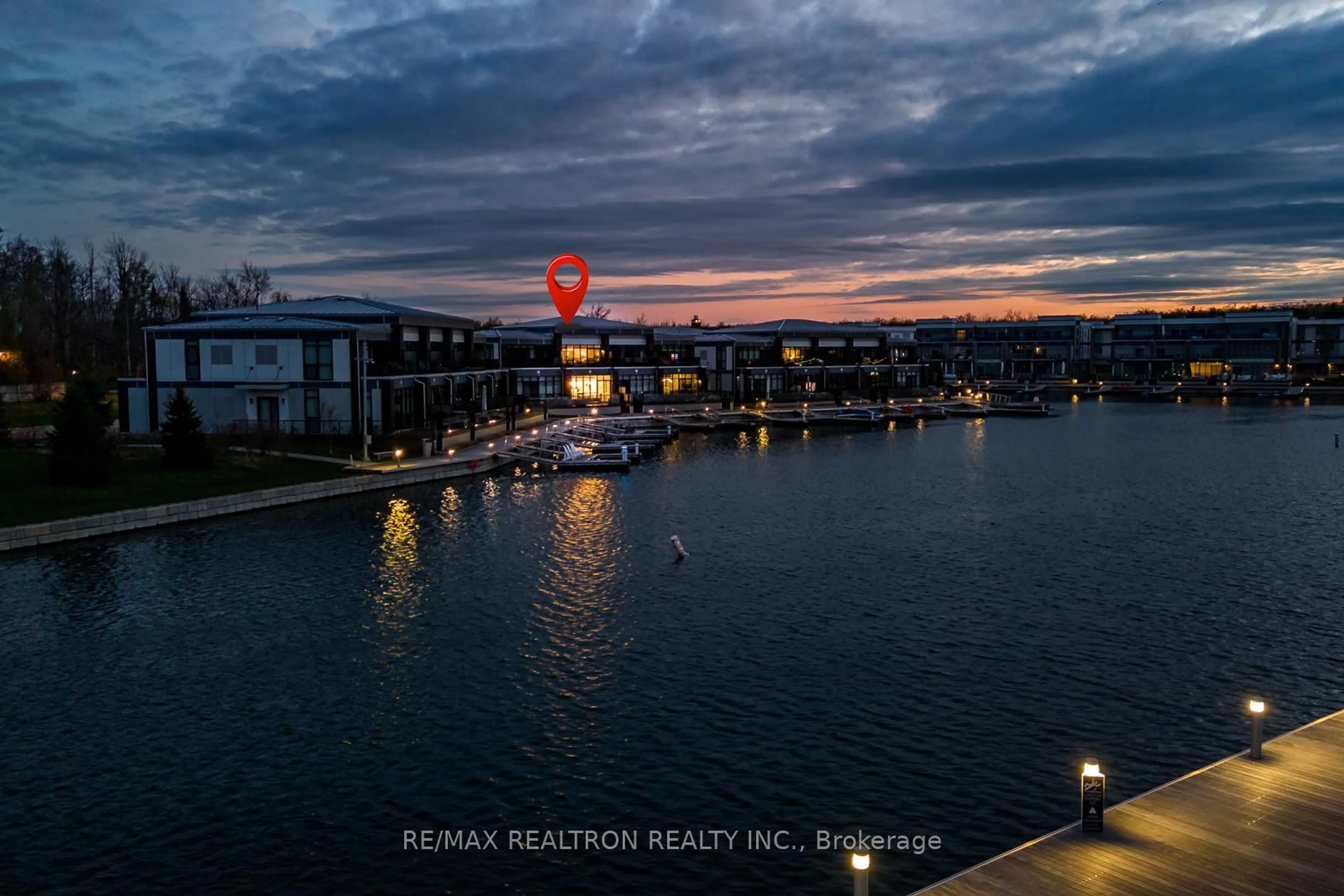 A pic from outside/outdoor area/front of a property/back of a property/a pic from drone, water/lake/river/ocean view for 3513 Riva Ave, Innisfil Ontario L9S 3M3