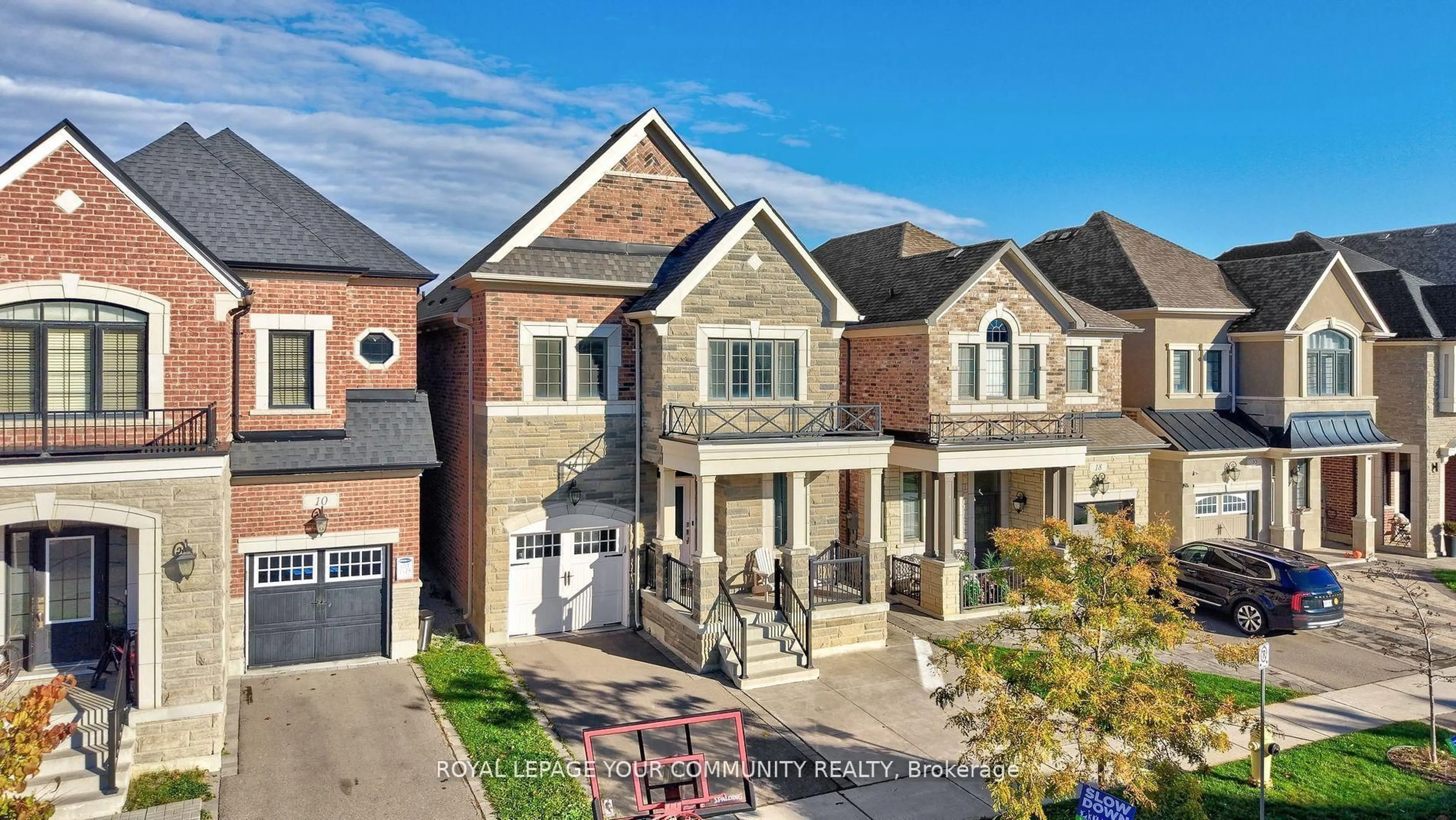 Home with brick exterior material, street for 14 Faust Rdge, Vaughan Ontario L4H 4T1