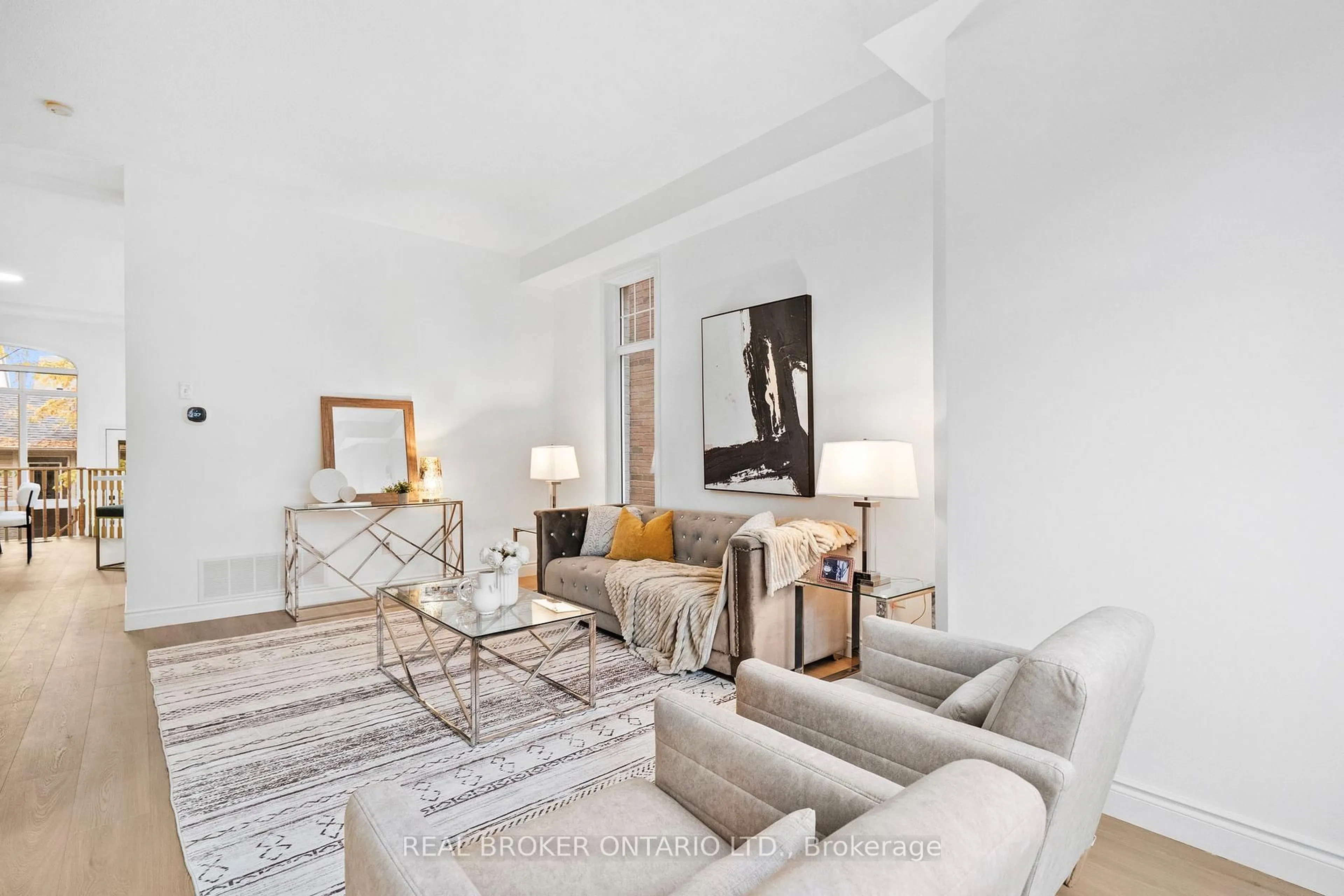 Living room with furniture, unknown for 21 Spring Meadow Ave, Markham Ontario L6B 1B5