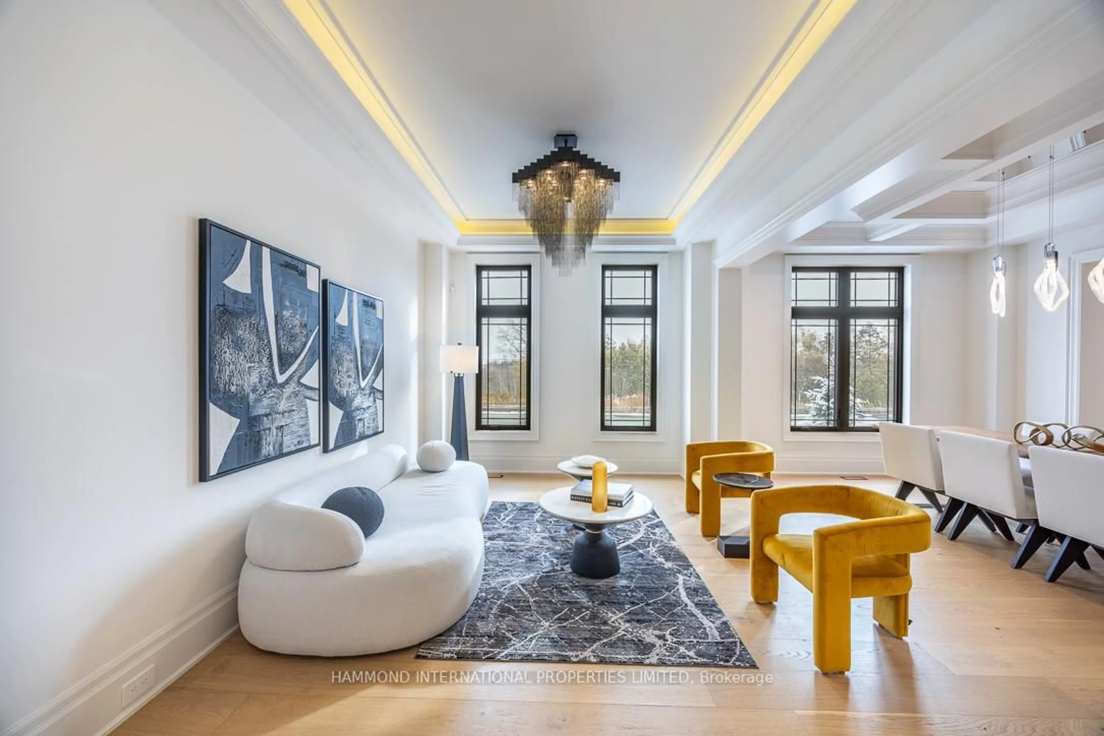 Living room with furniture, unknown for 58 Fanning Mills Circ, Vaughan Ontario L6A 4Y9