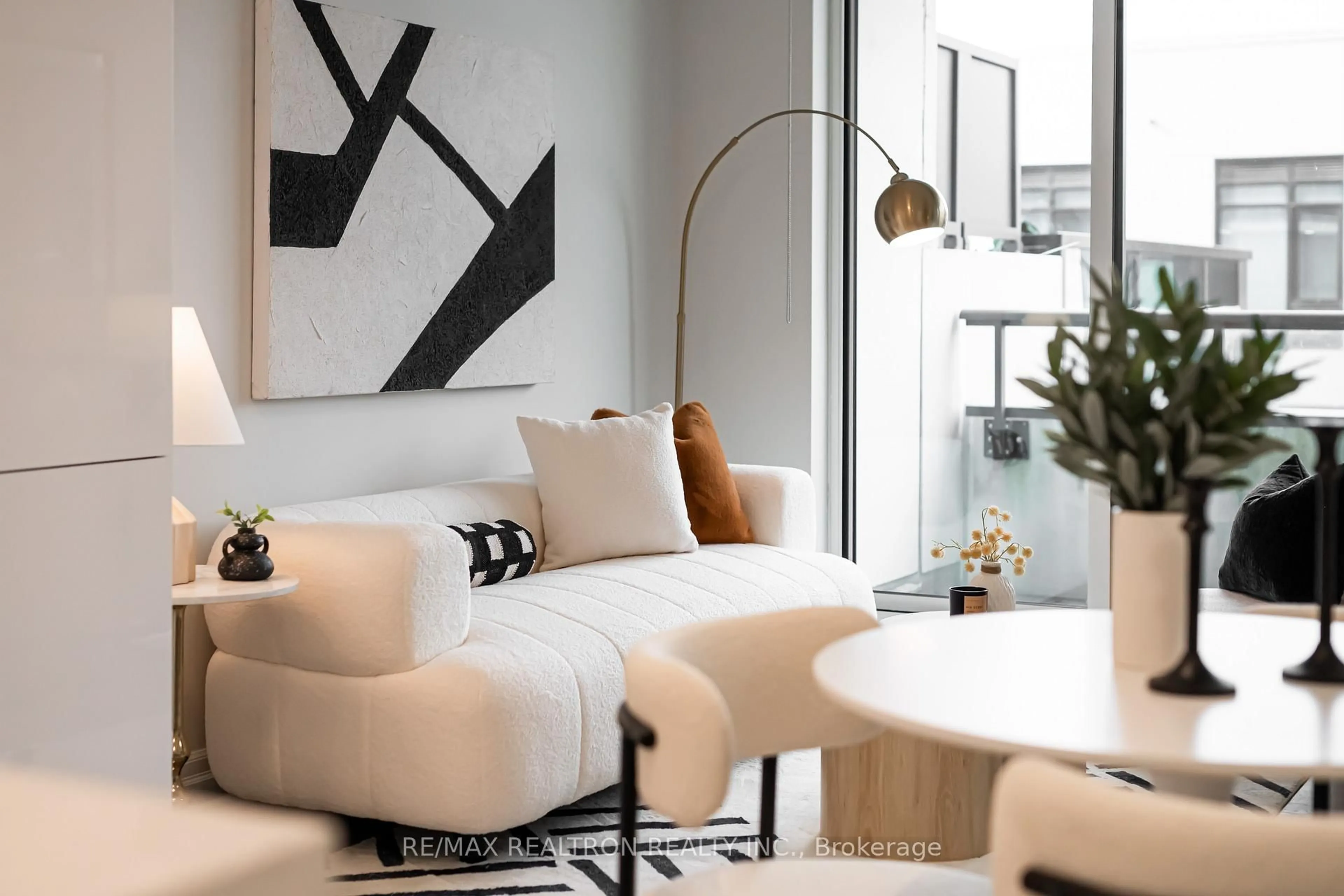 Living room with furniture, unknown for 8 Rouge Valley Dr #B716, Markham Ontario L6G 0G8