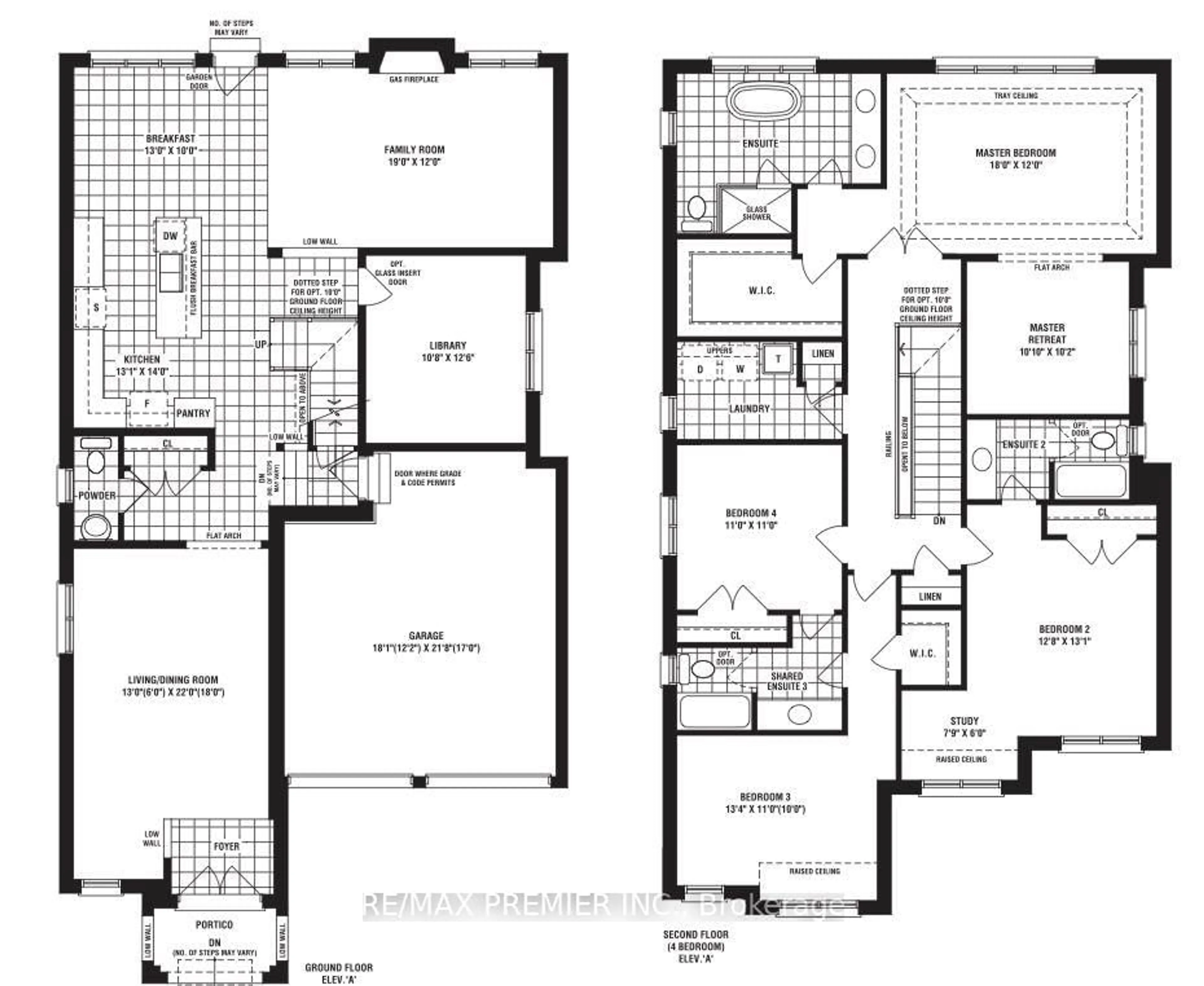 Floor plan for 199 Fallharvest Way #Lot 147, Whitchurch-Stouffville Ontario L4A 0S1