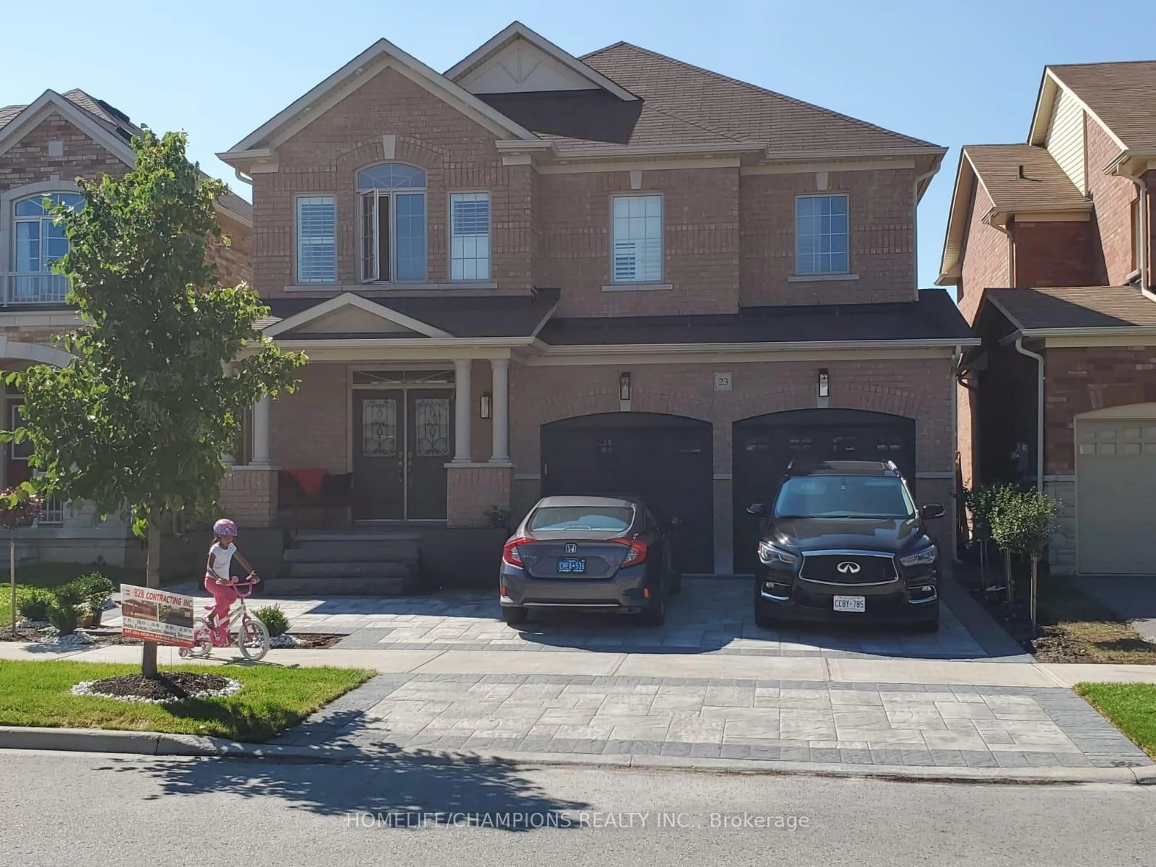 Home with brick exterior material, street for 23 Durhamview Cres, Whitchurch-Stouffville Ontario L4A 1H4