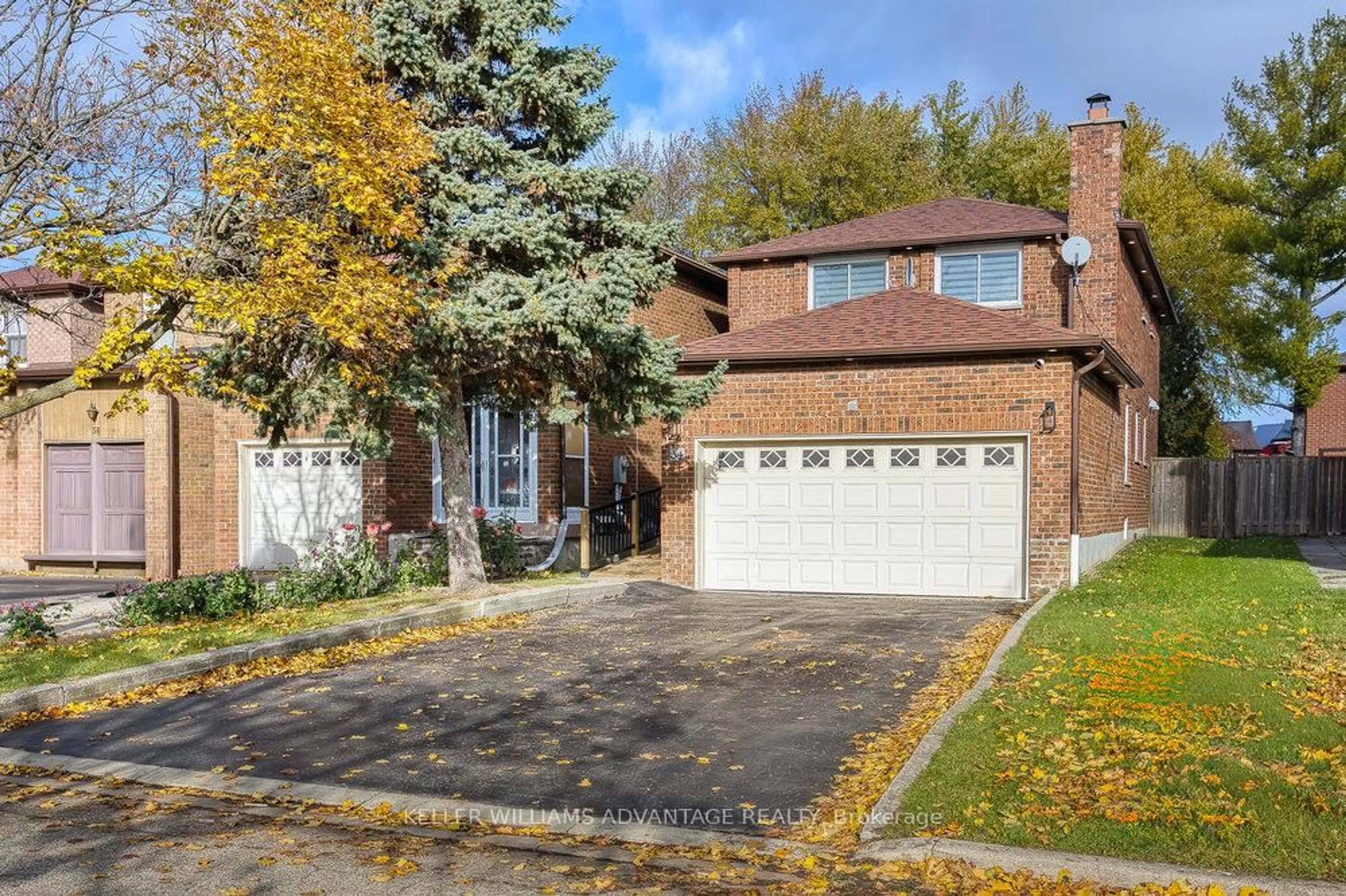 Home with brick exterior material, street for 34 Ashmore Cres, Markham Ontario L3R 6T8