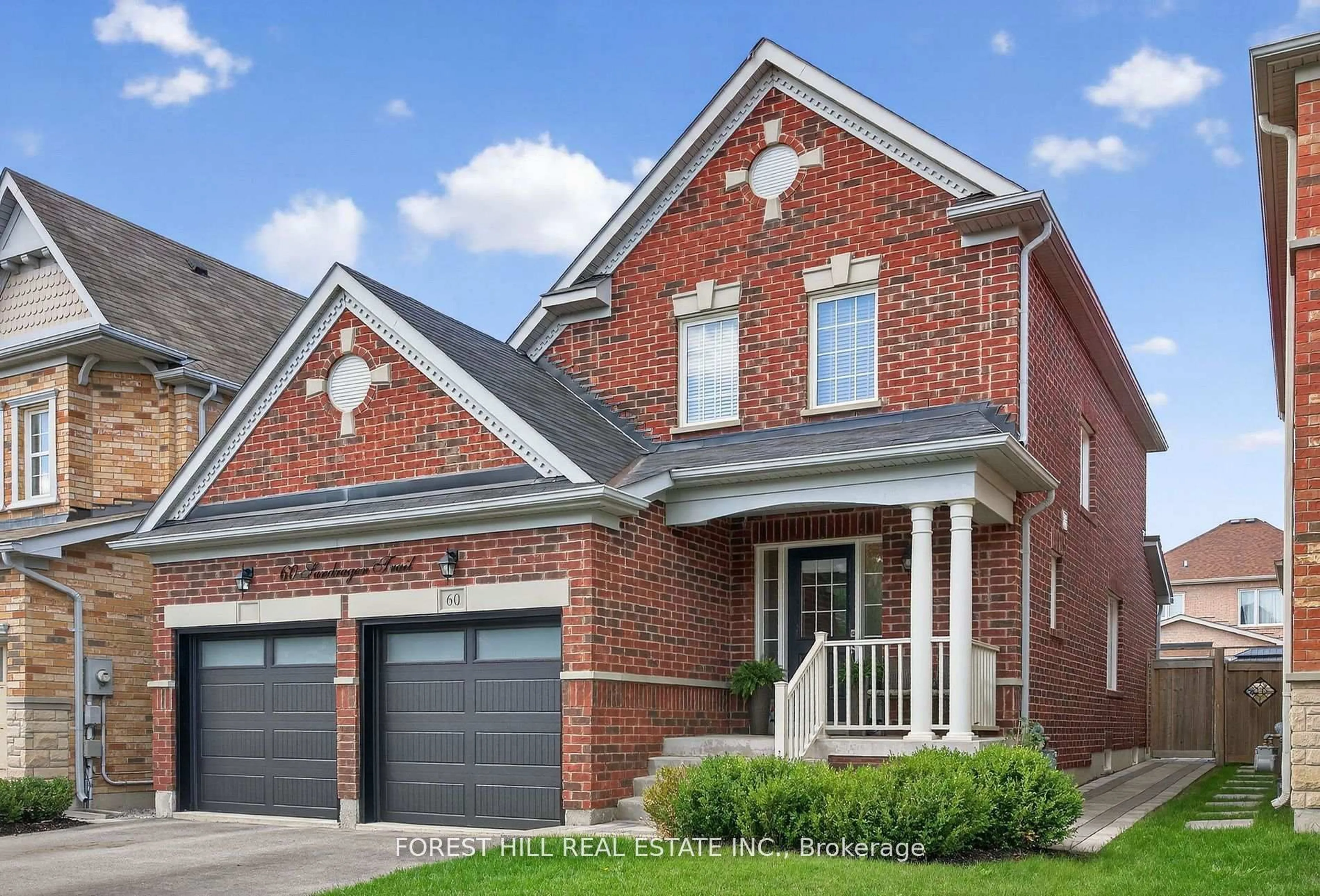 Home with brick exterior material, street for 60 Sundragon Tr, Bradford West Gwillimbury Ontario L3Z 0H5