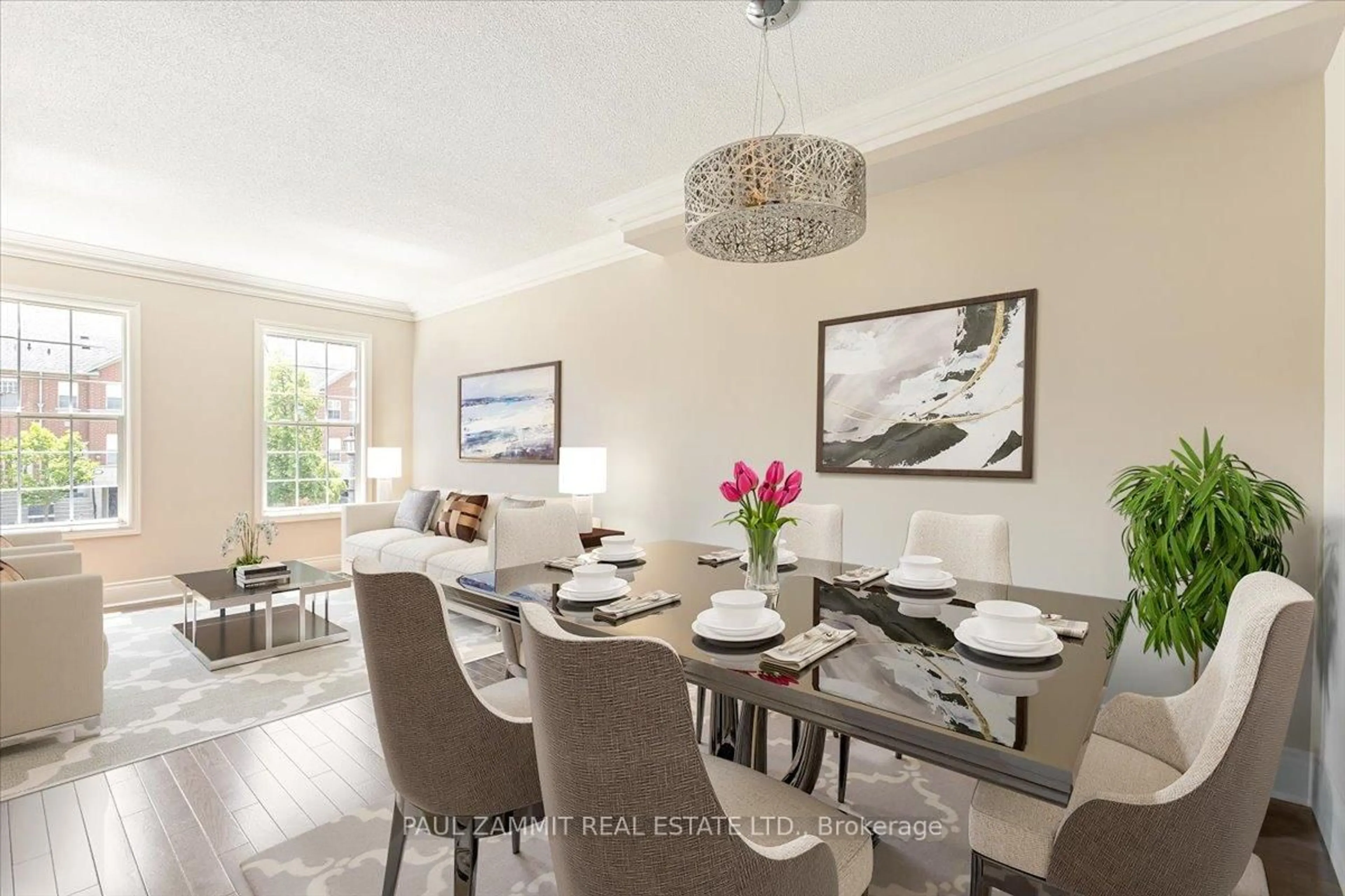 Dining room, ceramic/tile floor for 8038 Yonge St #23, Vaughan Ontario L4J 1W3