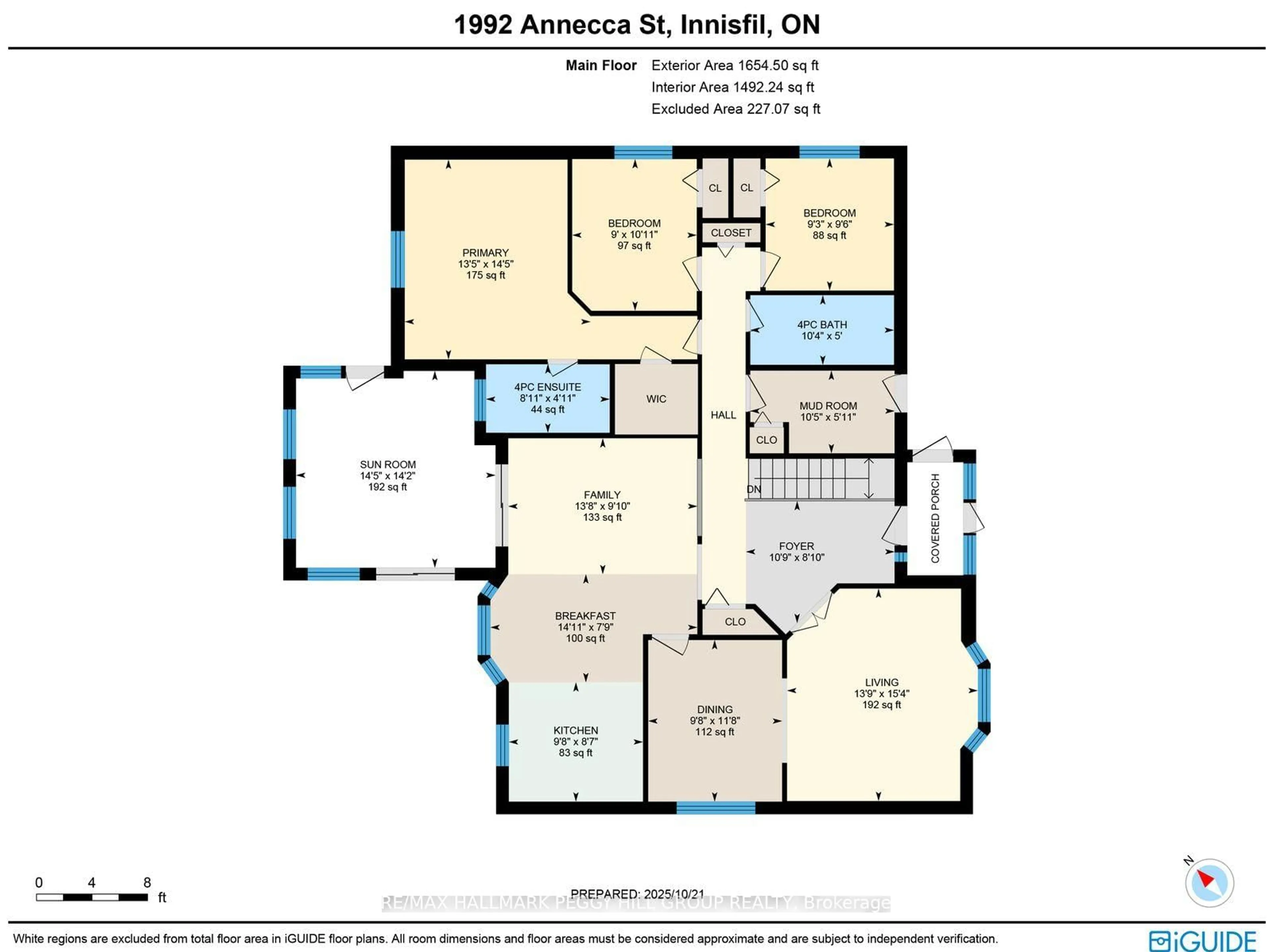 Floor plan for 1992 Annecca St, Innisfil Ontario L9S 1W8