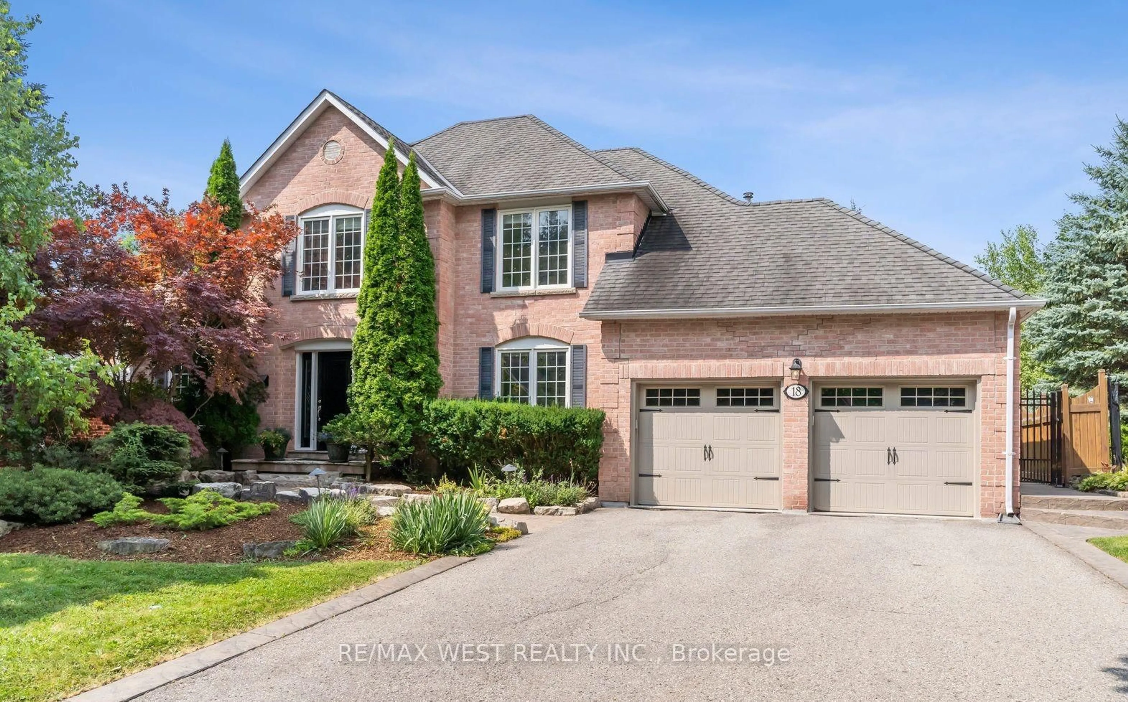 Home with brick exterior material, street for 18 Harrowsmith Pl, Richmond Hill Ontario L4E 2J9