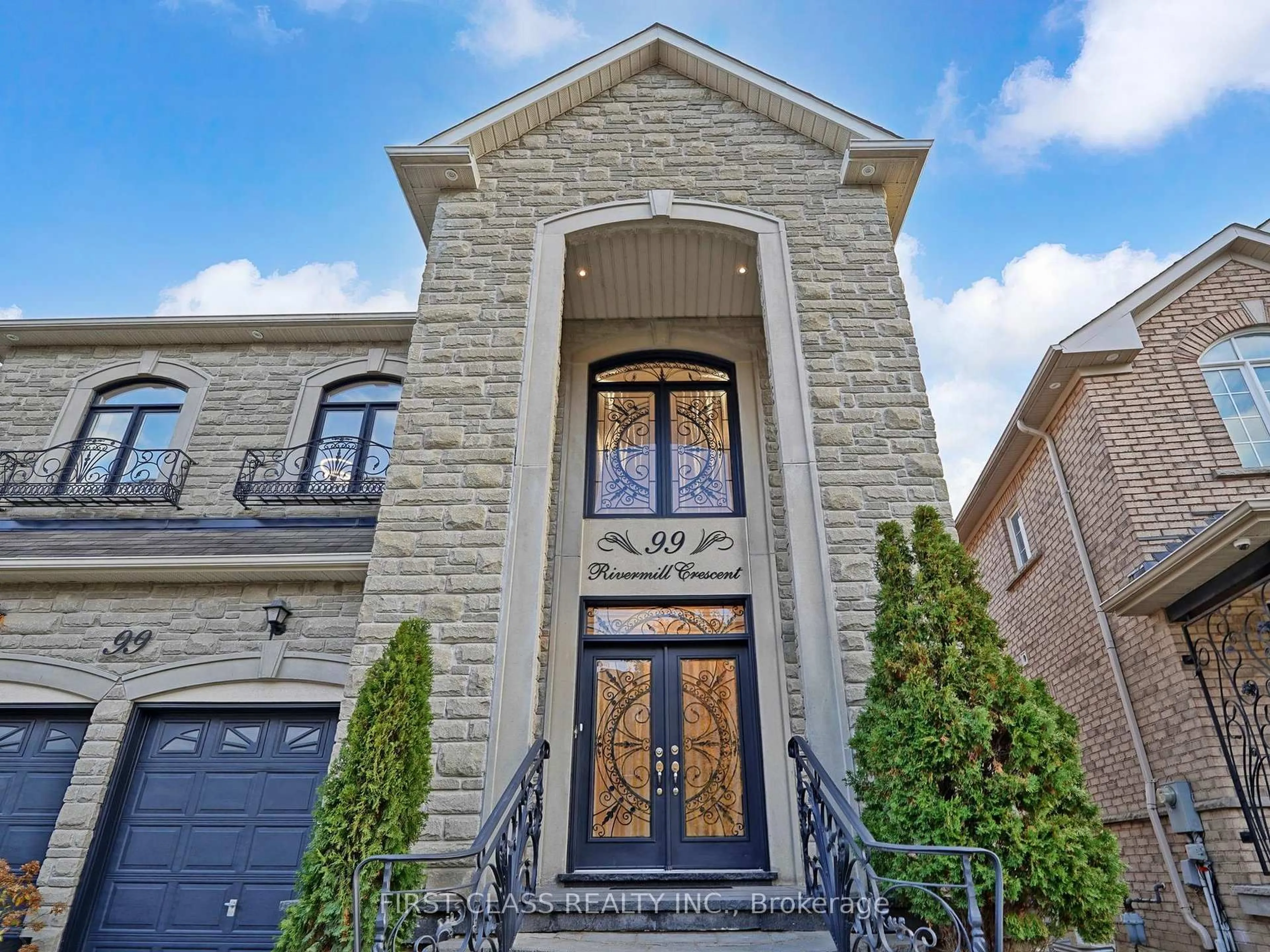 Home with brick exterior material, street for 99 Rivermill Cres, Vaughan Ontario L6A 0H4