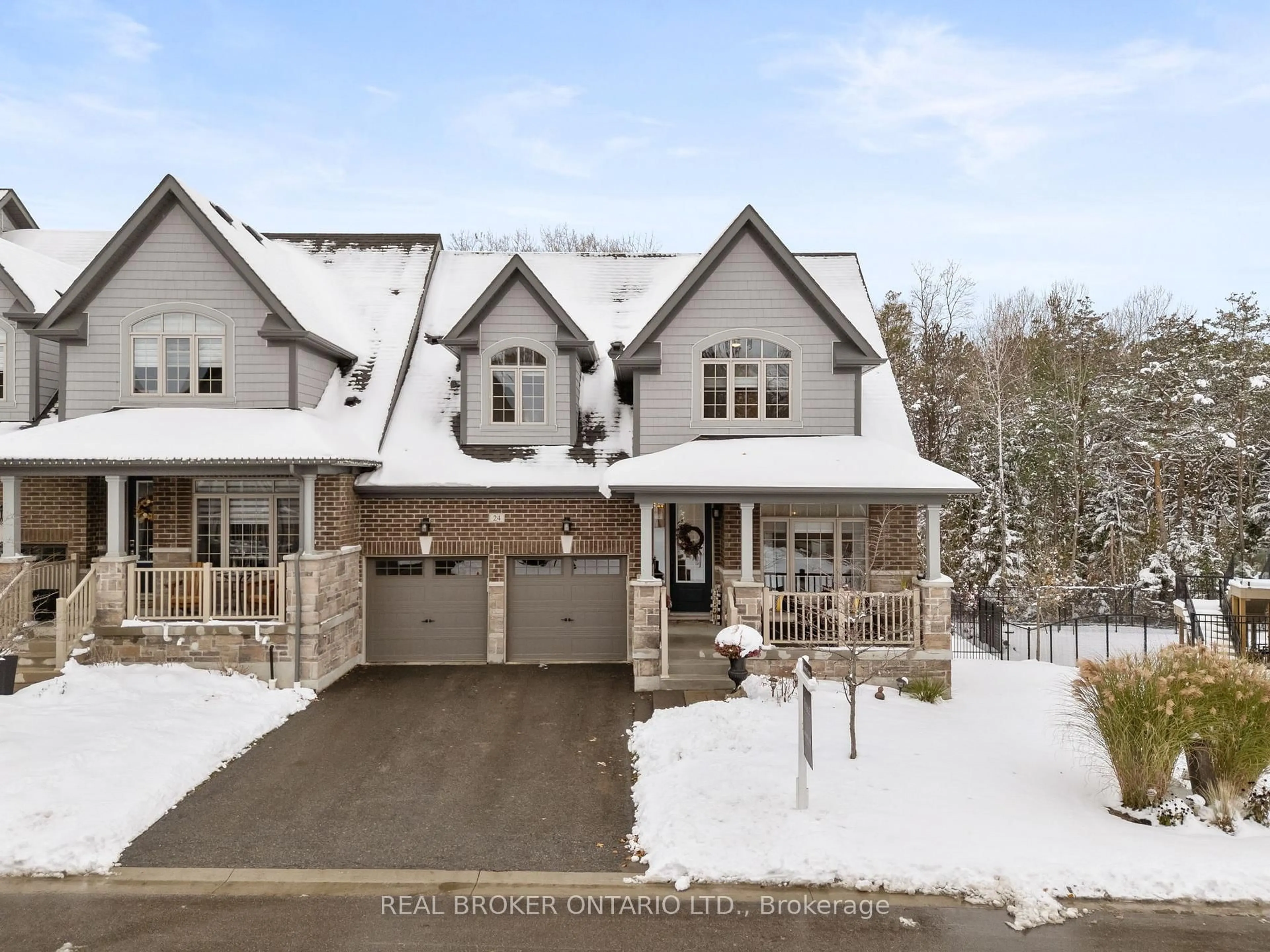 Home with brick exterior material, street for 24 Howard Williams Crt, Uxbridge Ontario L9P 0R2