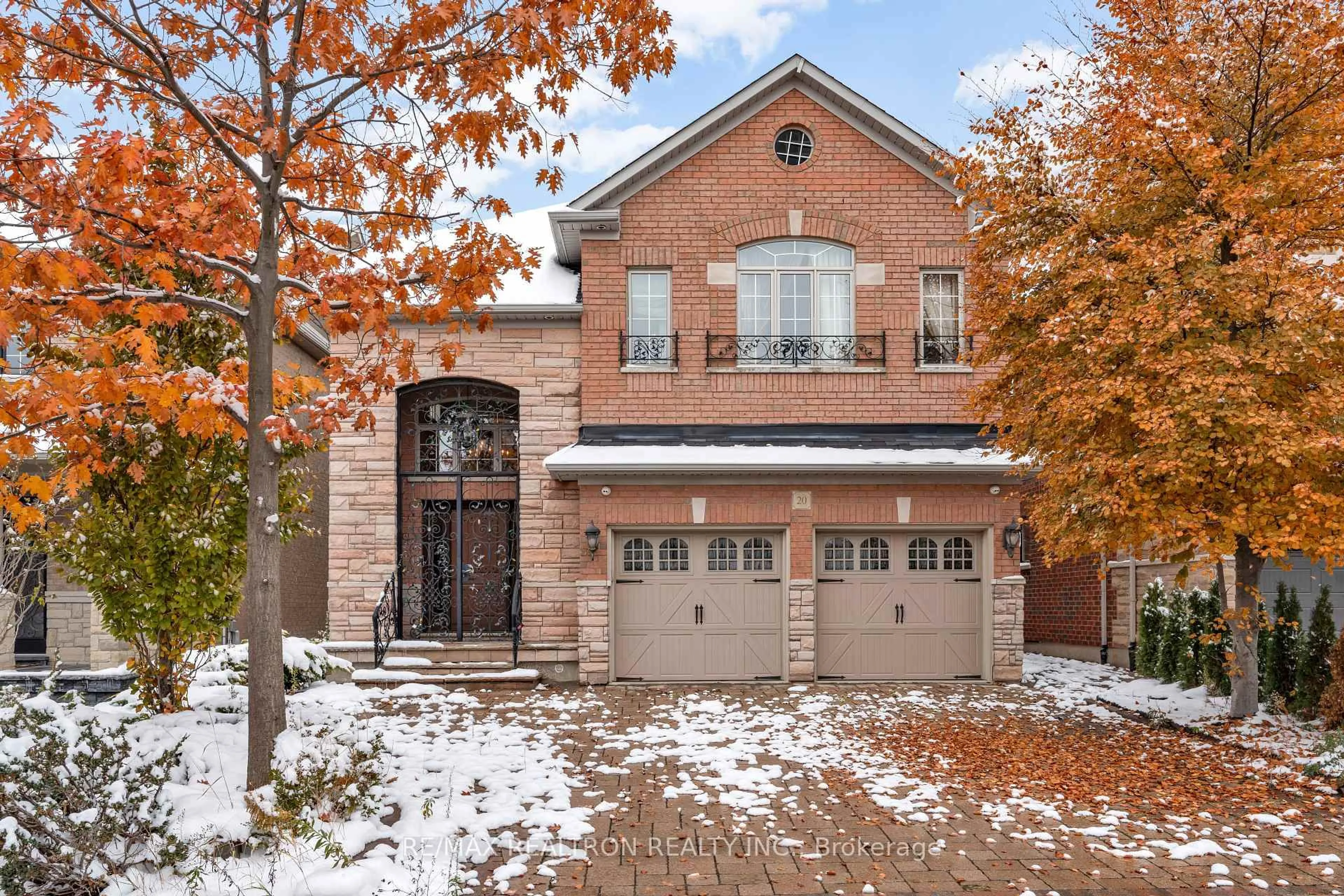 Home with brick exterior material, street for 20 Shalom Aleichem Crt, Vaughan Ontario L4J 0E5