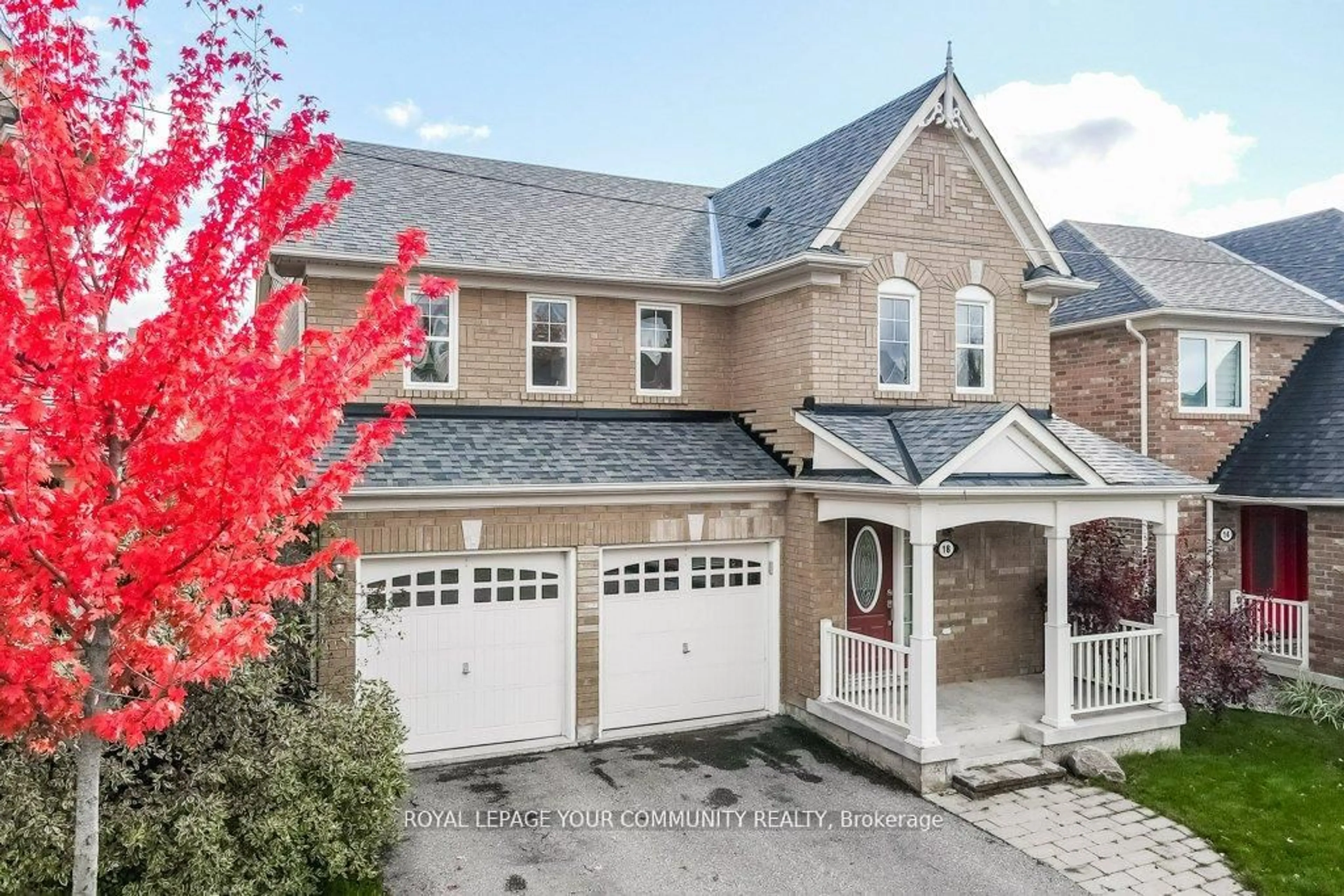 Home with brick exterior material, street for 18 Weldon Woods Crt, Whitchurch-Stouffville Ontario L4A 0J4
