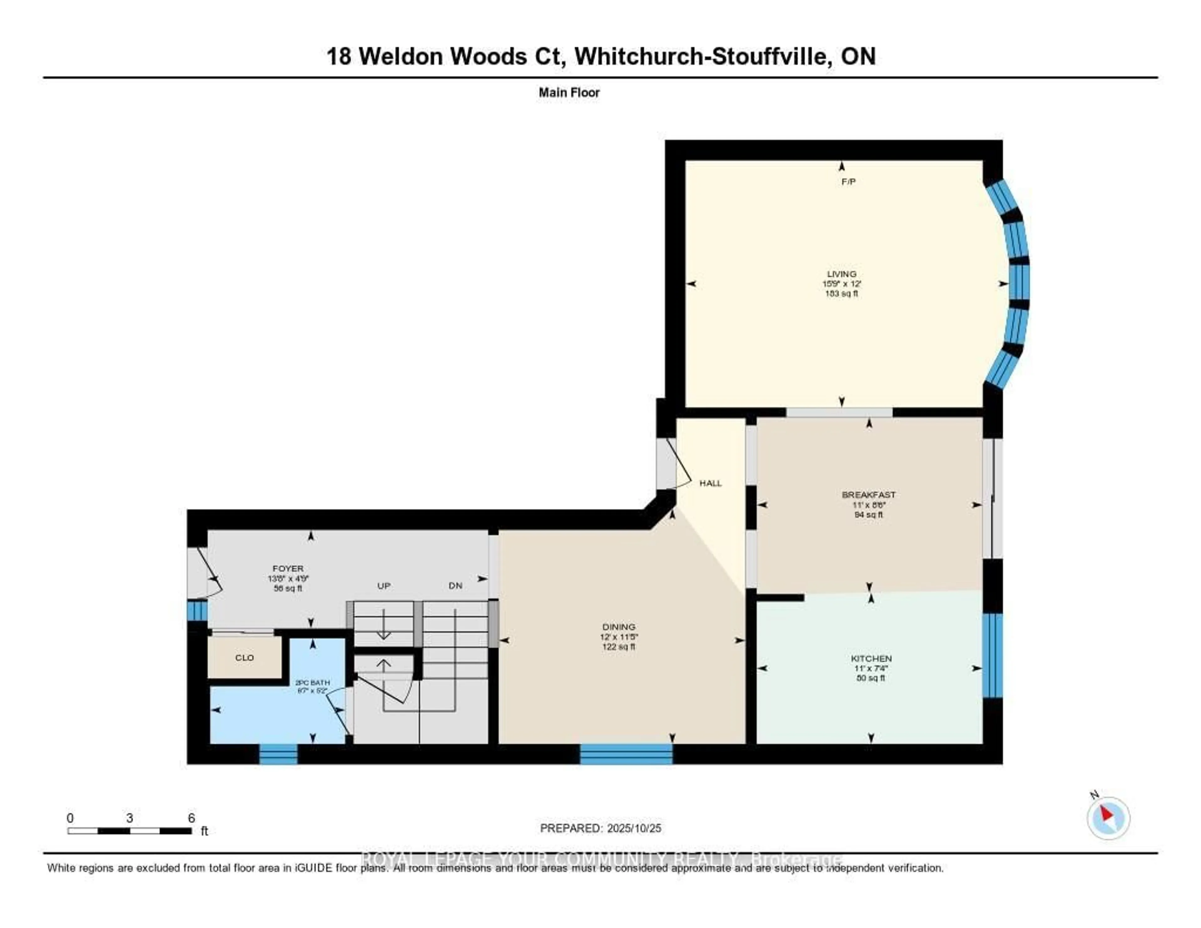 Floor plan for 18 Weldon Woods Crt, Whitchurch-Stouffville Ontario L4A 0J4