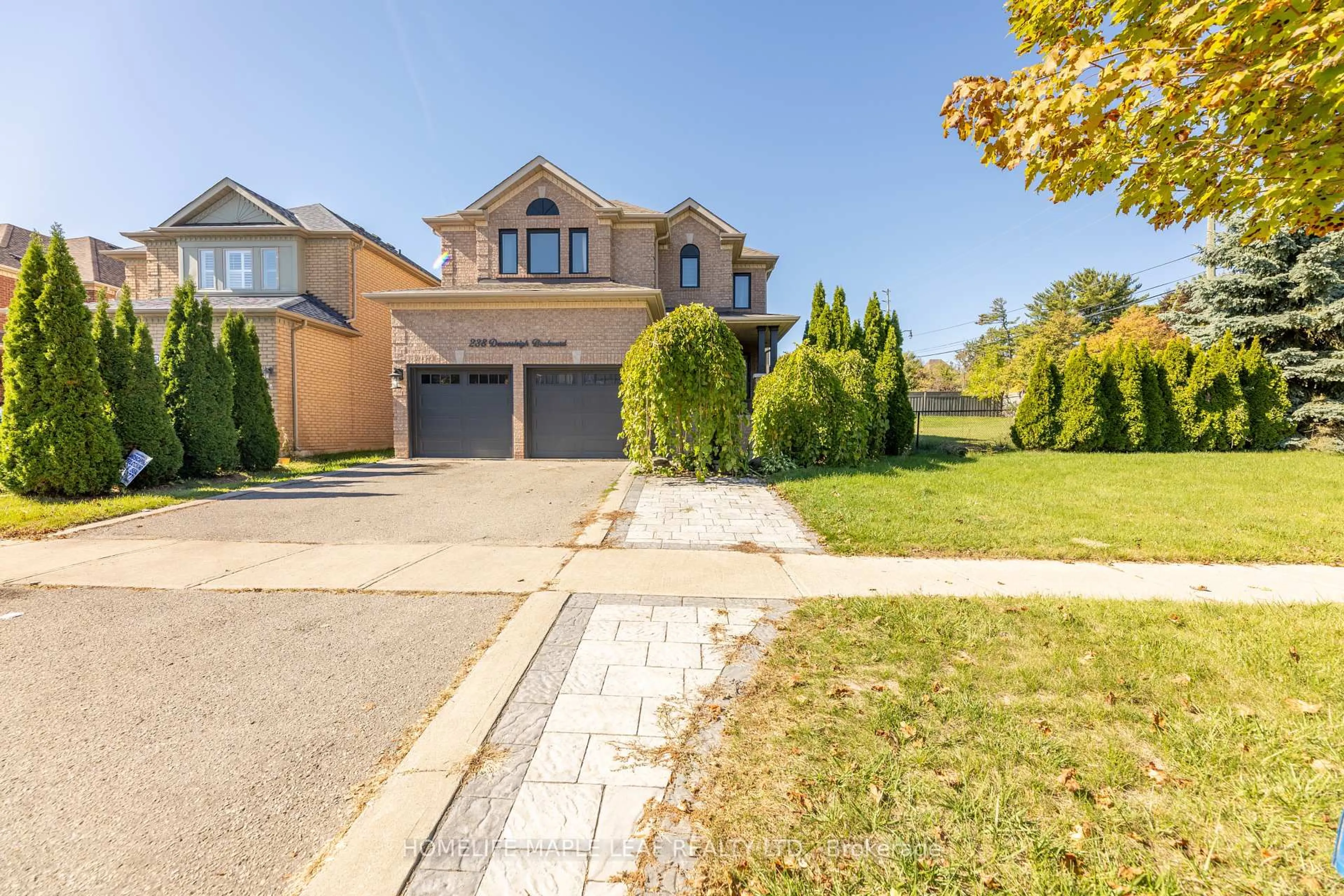 Home with brick exterior material, street for 238 Devonsleigh Blvd, Richmond Hill Ontario L4S 2P8