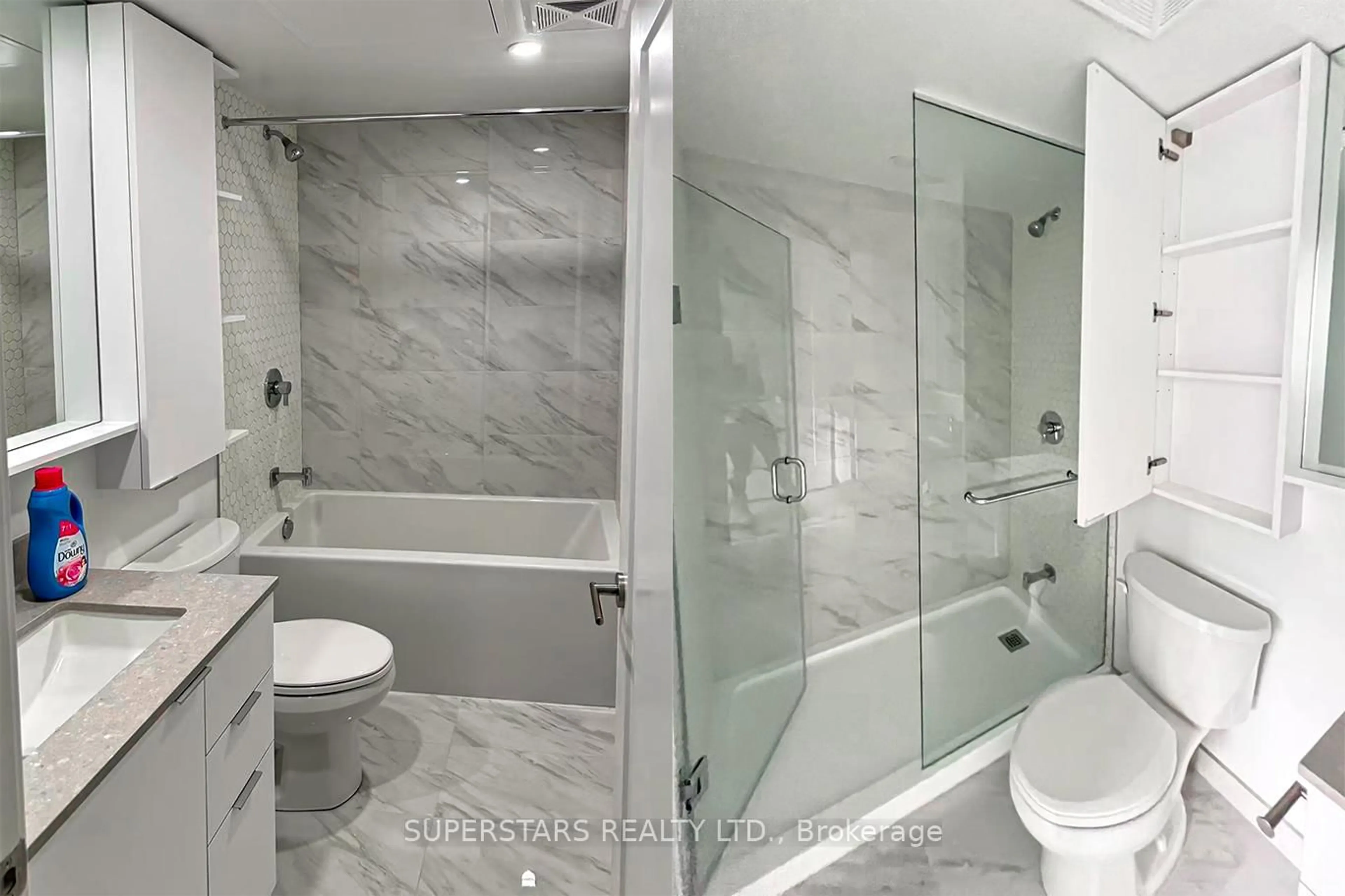Contemporary bathroom, ceramic/tile floor for 9 Clegg Rd #712, Markham Ontario L6G 0H3