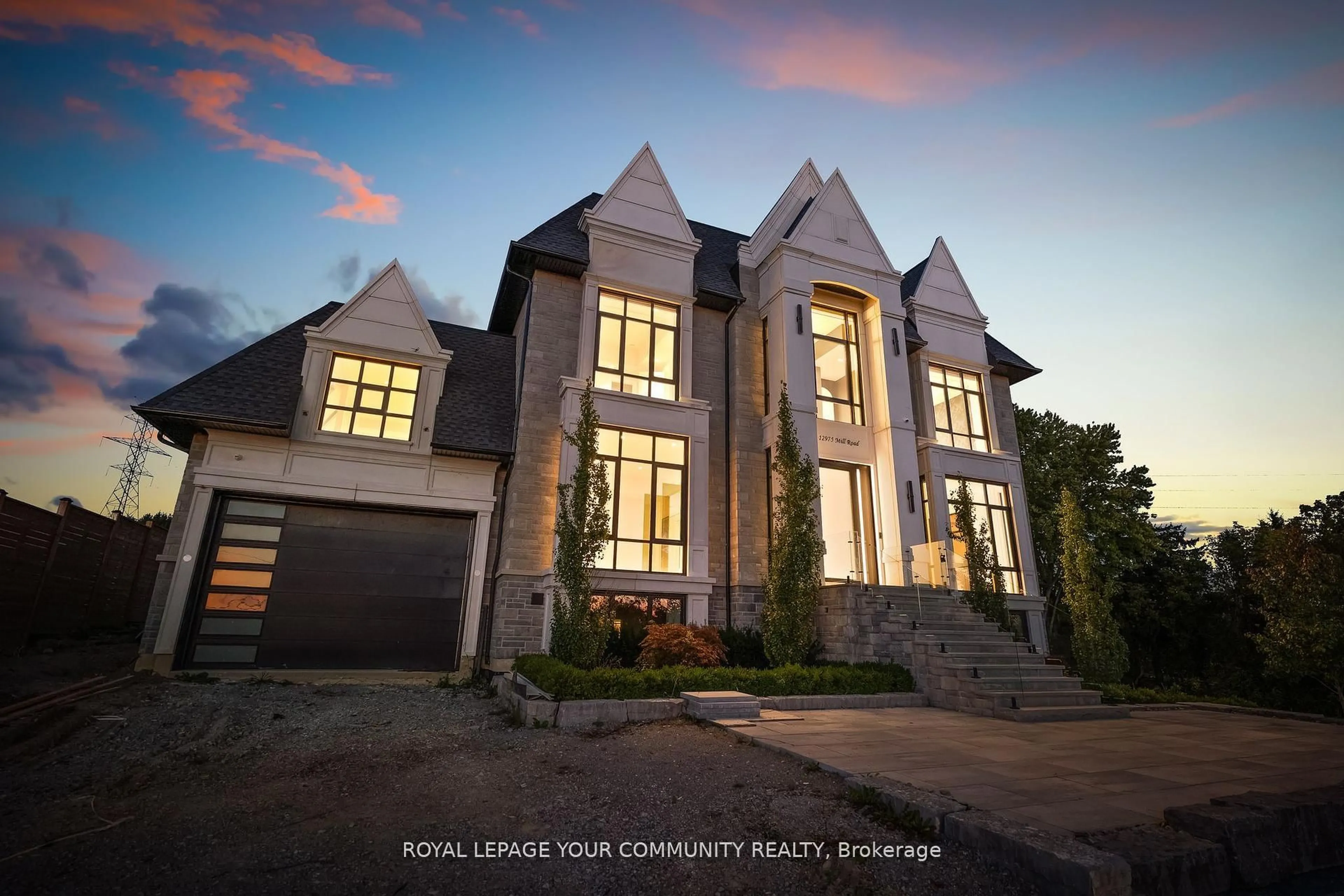 Home with brick exterior material, street for 12975 Mill Rd, King Ontario L7B 1K4