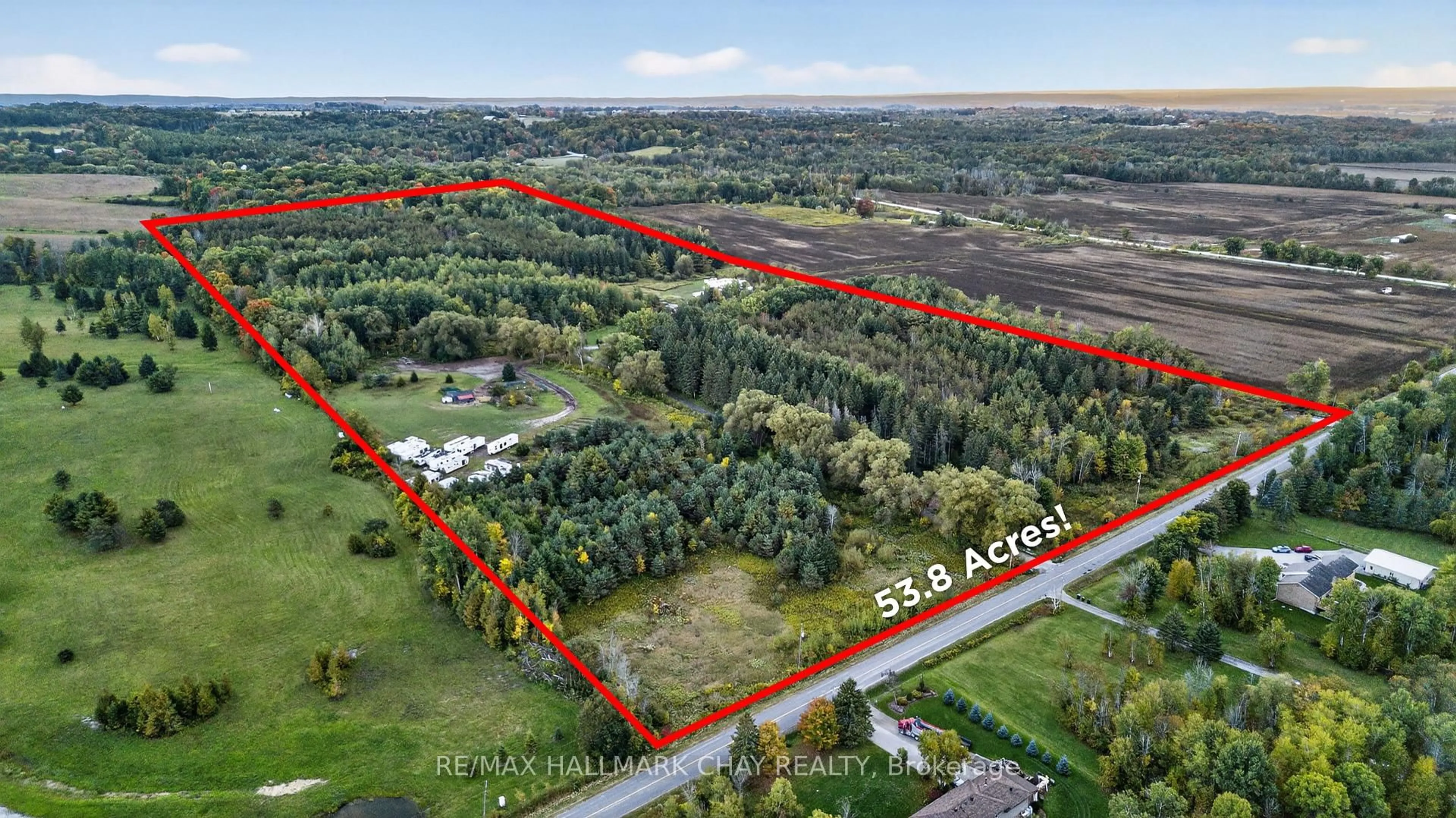 A pic from outside/outdoor area/front of a property/back of a property/a pic from drone, forest/trees view for 3635 Line 13, Bradford West Gwillimbury Ontario L0L 1L0