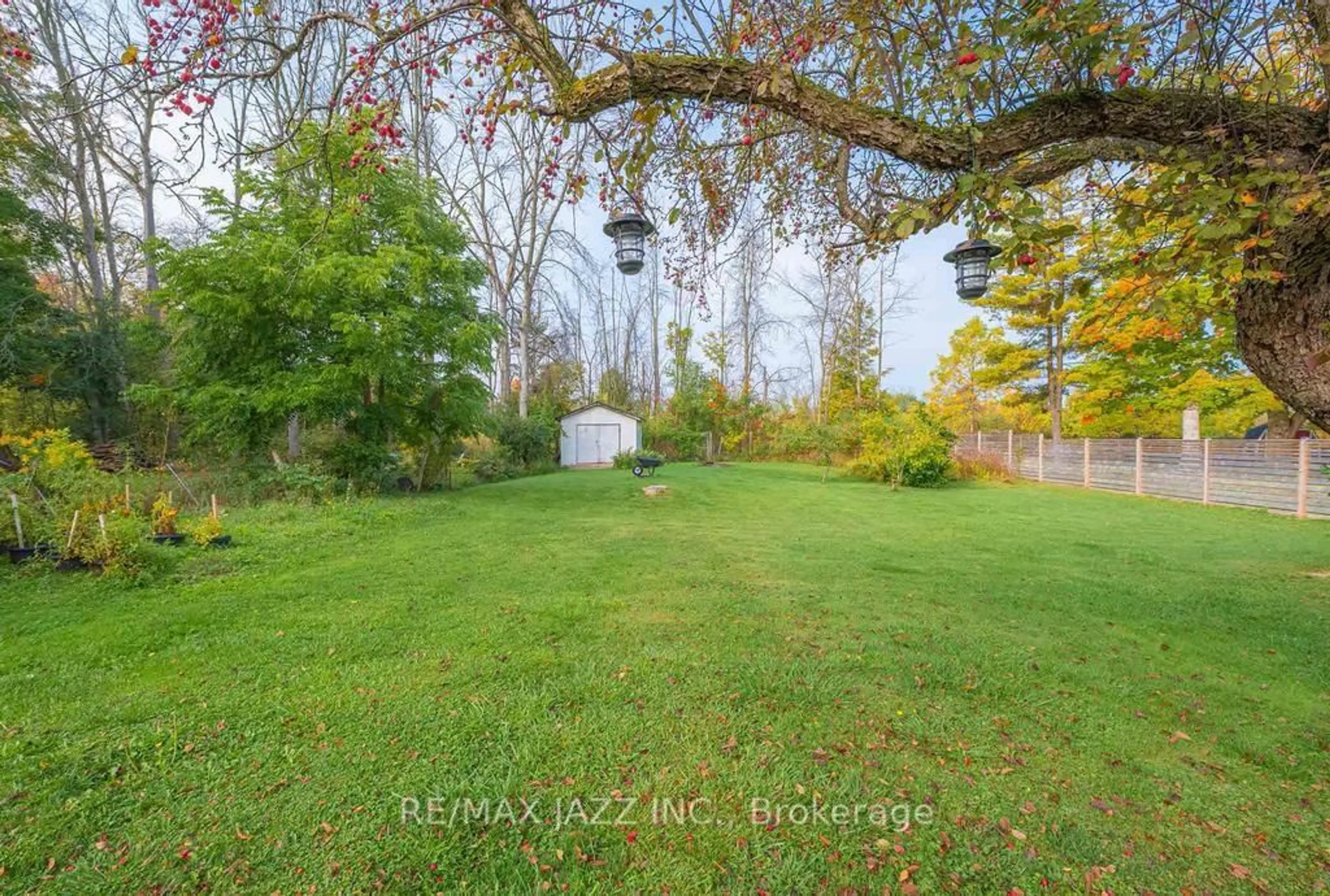 Patio, forest/trees view for 54 Virginia Blvd, Georgina Ontario L0E 1N0