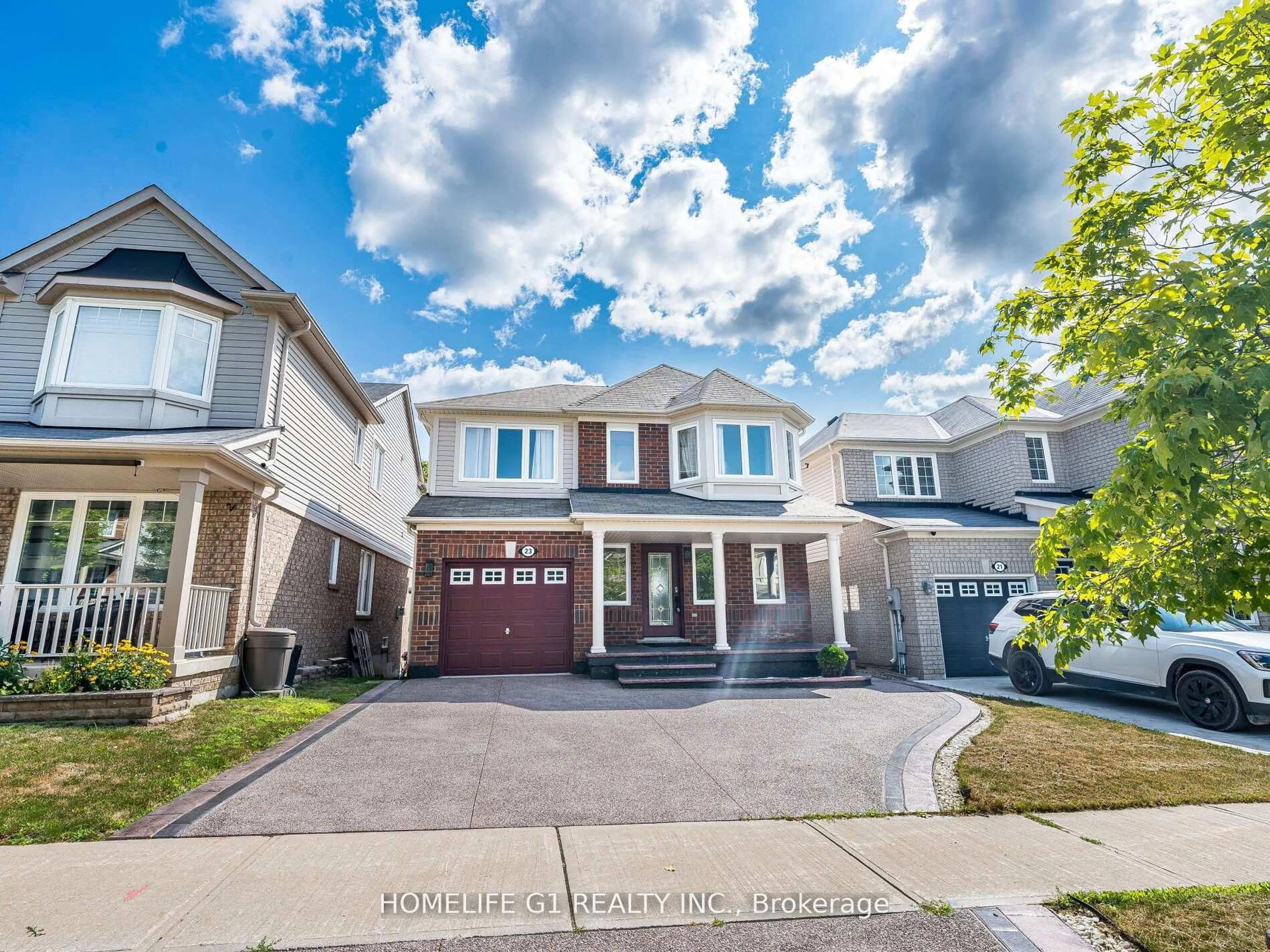 Home with brick exterior material, street for 23 Davidson Dr, New Tecumseth Ontario L9R 0E4