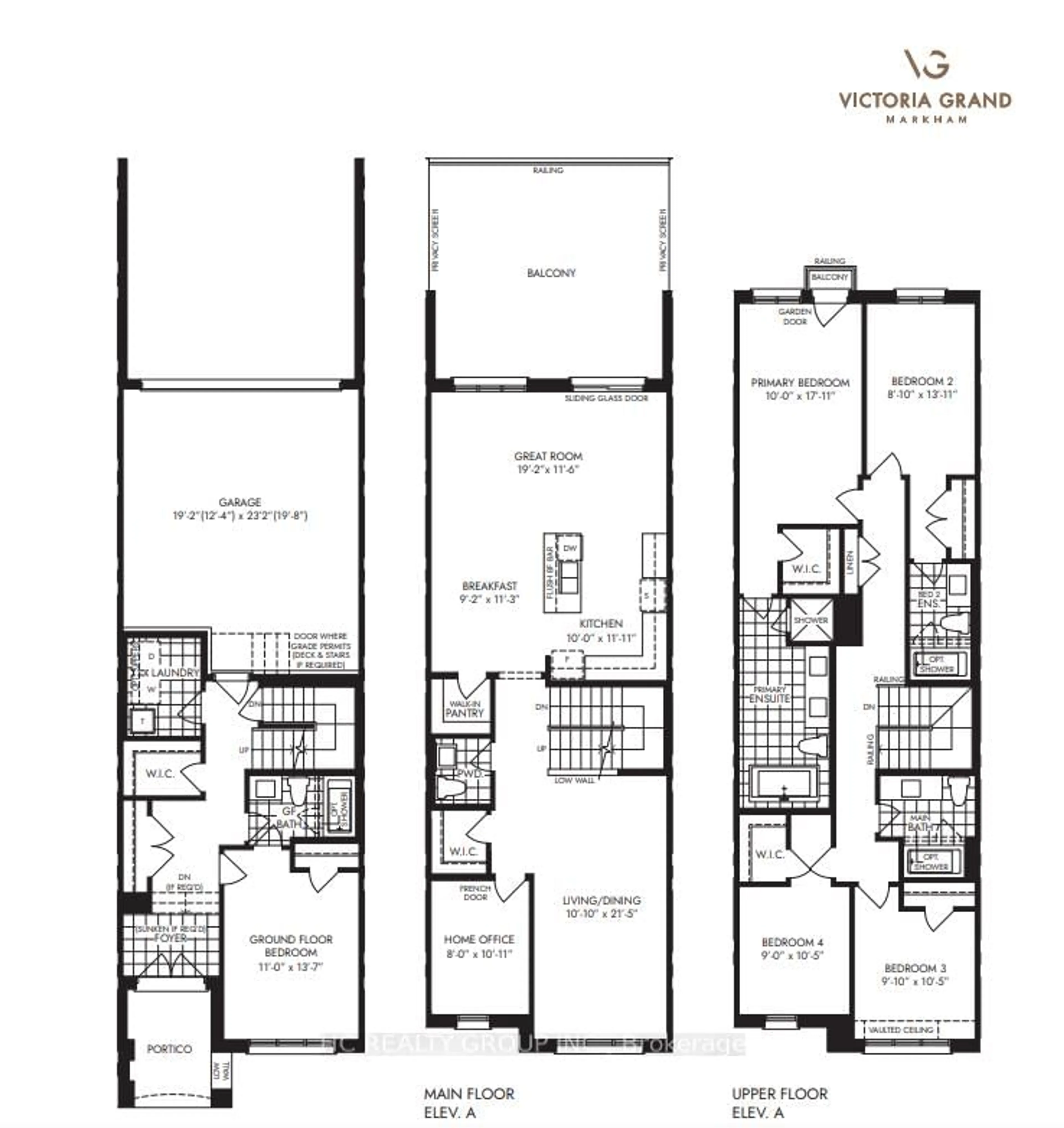 Floor plan for 35 Jane Newlove Dr, Markham Ontario L6C 3P5