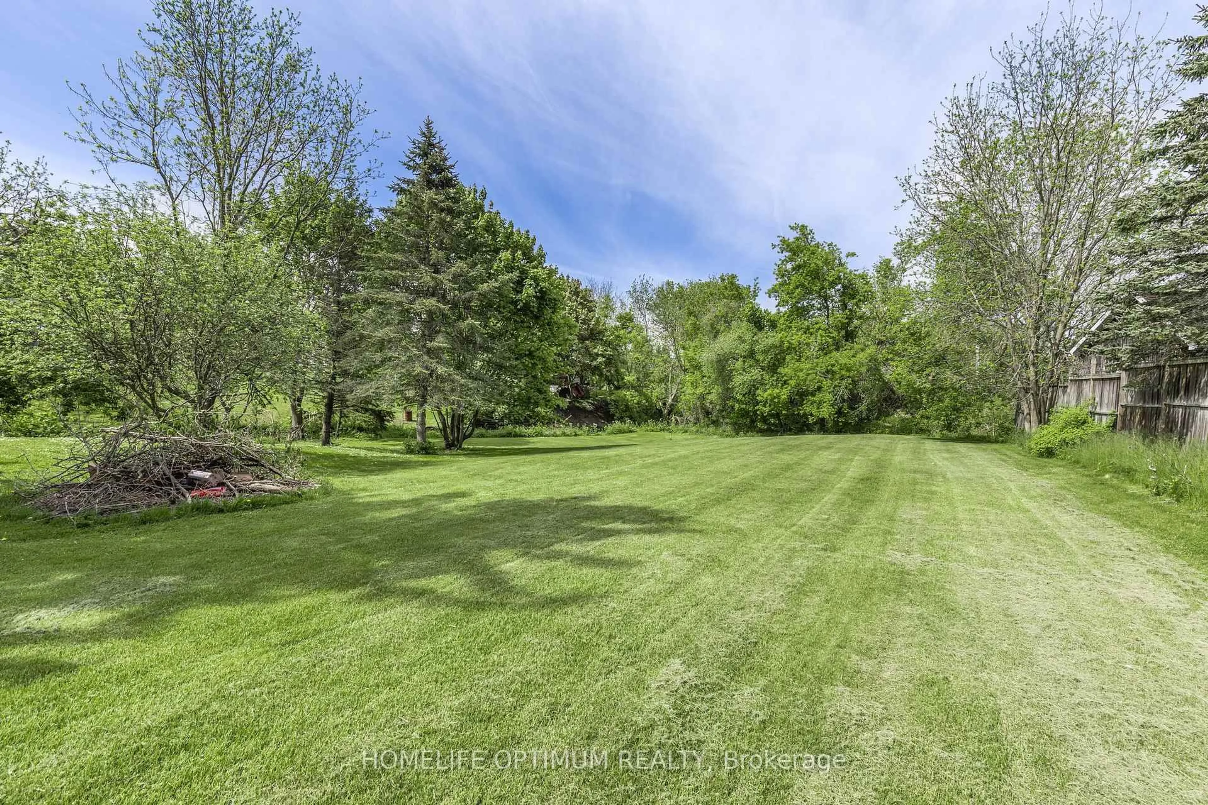 A pic from outside/outdoor area/front of a property/back of a property/a pic from drone, forest/trees view for 209 Barrie St, Essa Ontario L0L 2N0