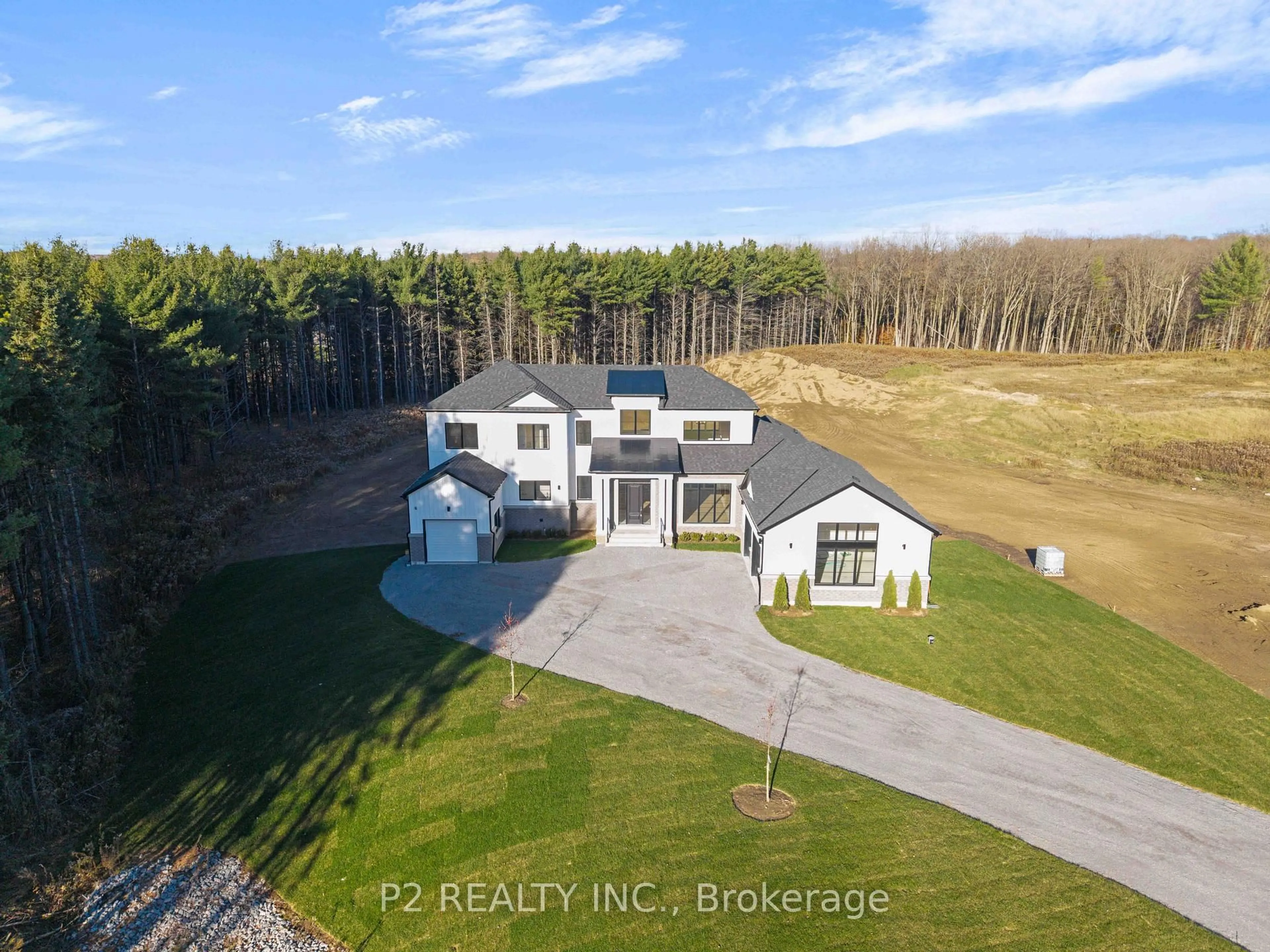 A pic from outside/outdoor area/front of a property/back of a property/a pic from drone, building for 50 Newton Reed Cres, Uxbridge Ontario L9P 0R3
