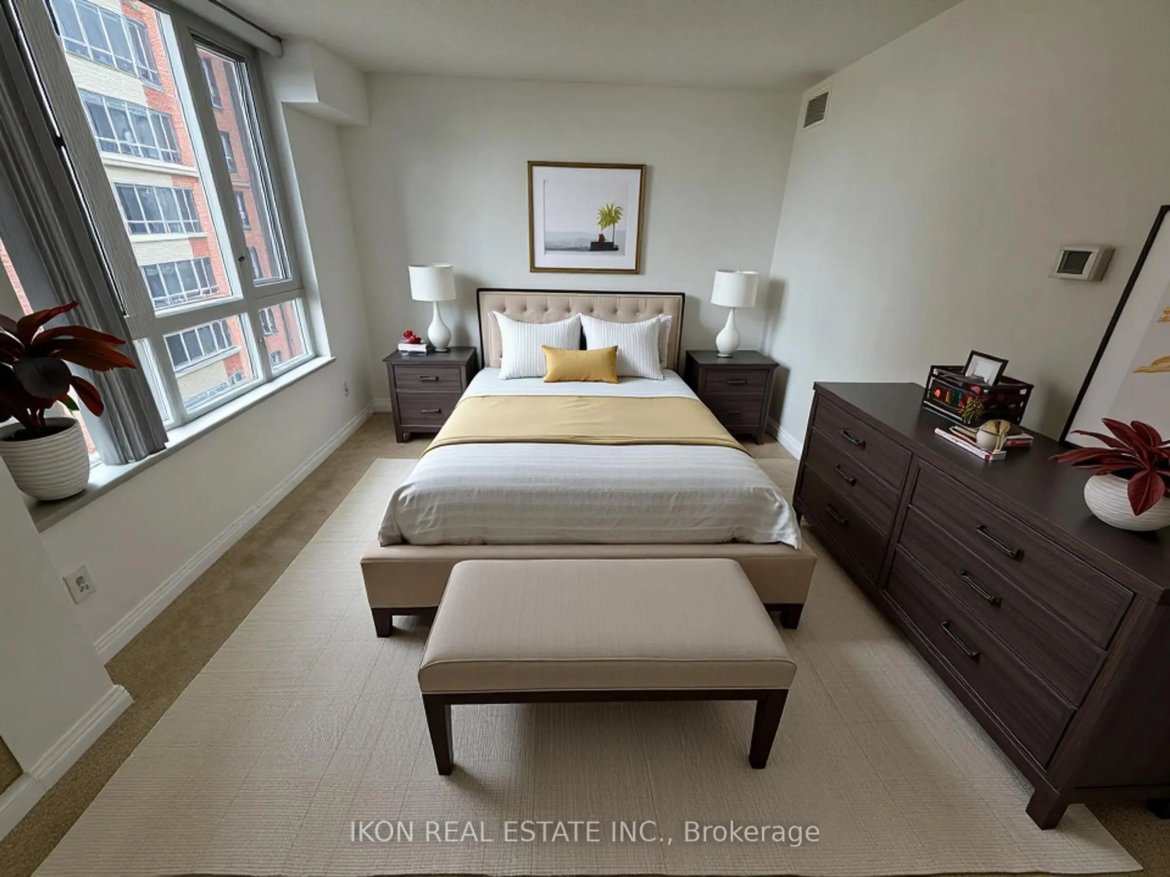 Bedroom with bed, unknown for 7373 Kennedy Rd #701, Markham Ontario L3R 1H6