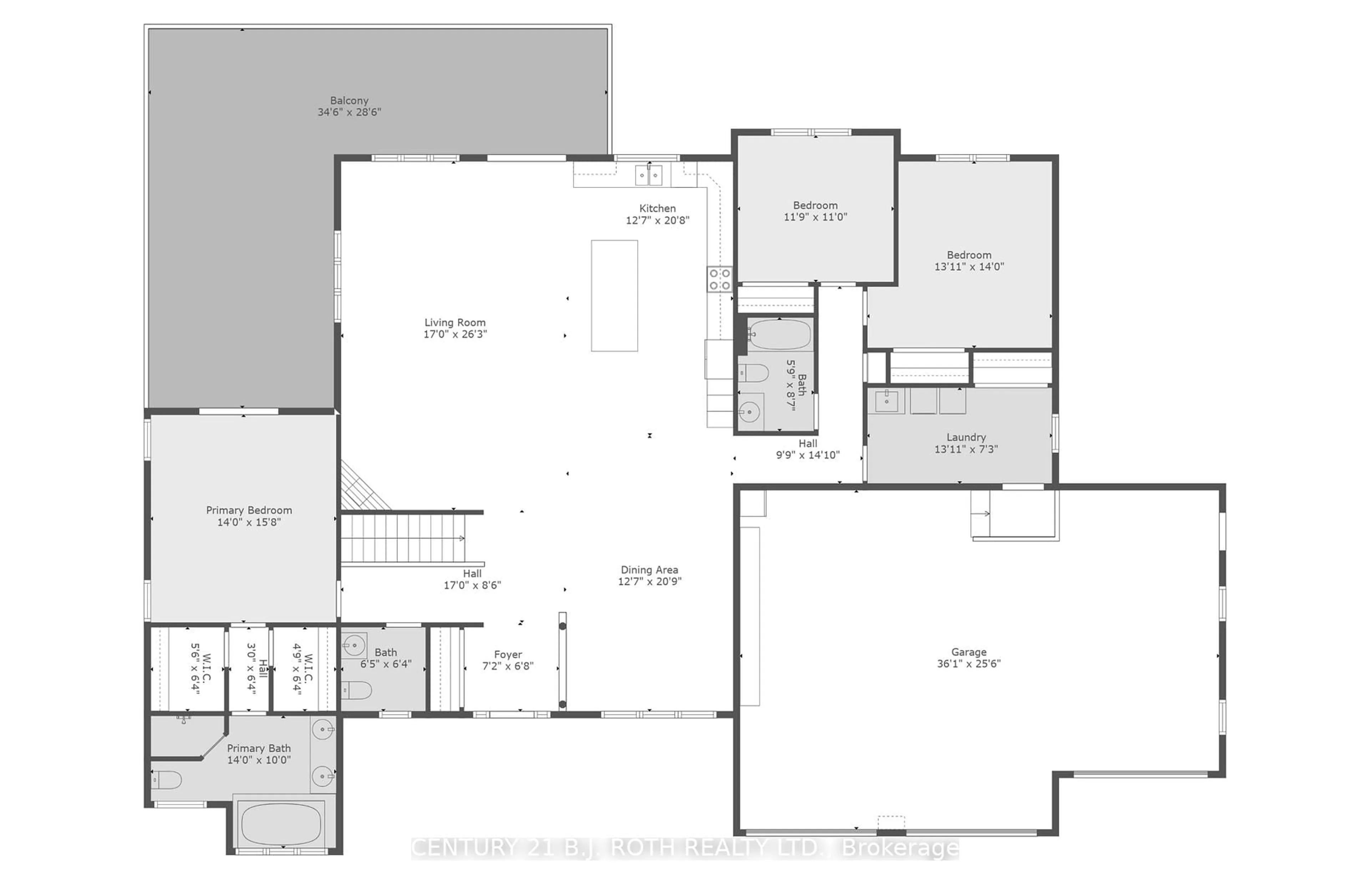 Floor plan for 10 BROLLEY Cres, Essa Ontario L0L 2N2