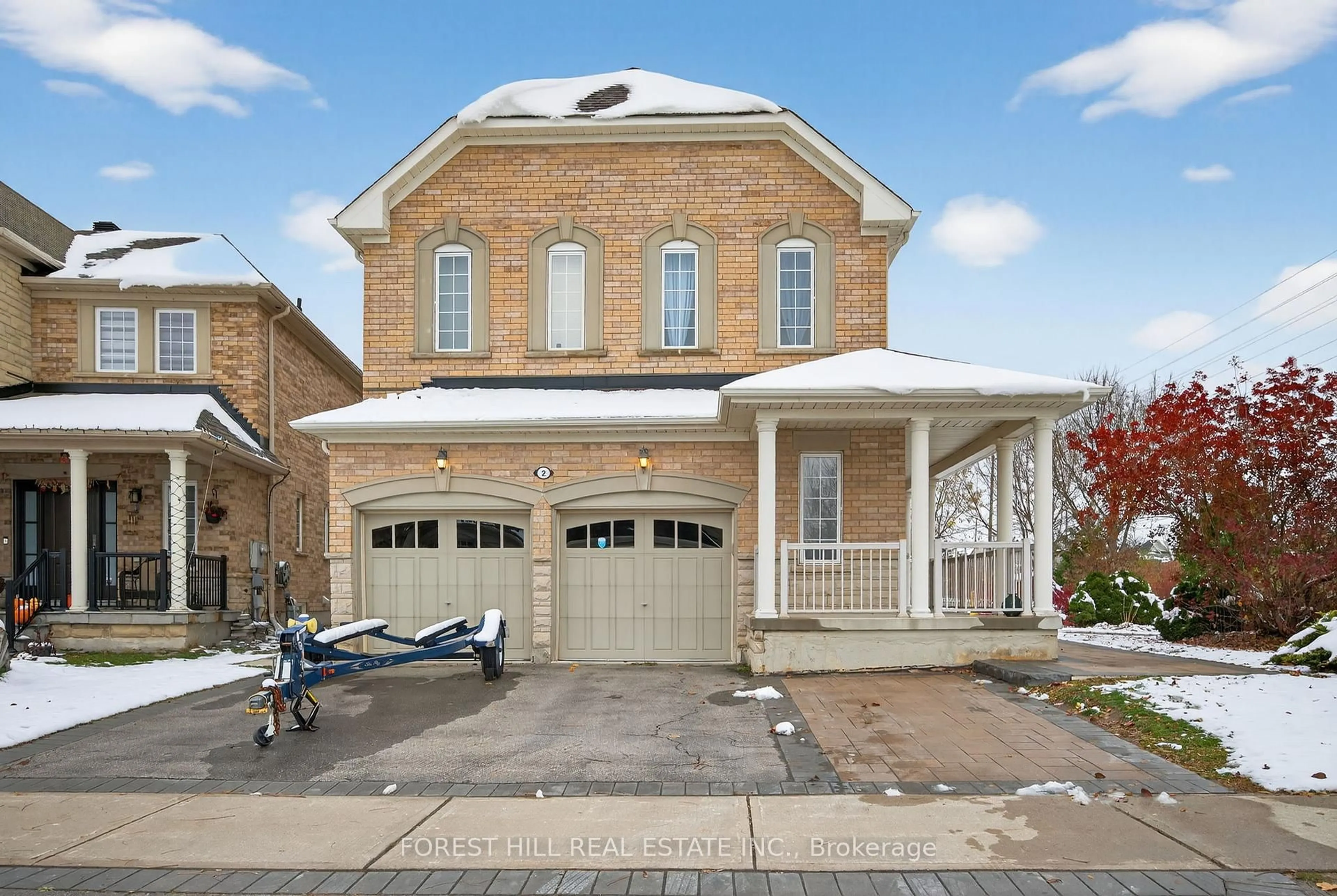 Home with brick exterior material, street for 2 Daniel Bram Dr, Vaughan Ontario L6A 0L4
