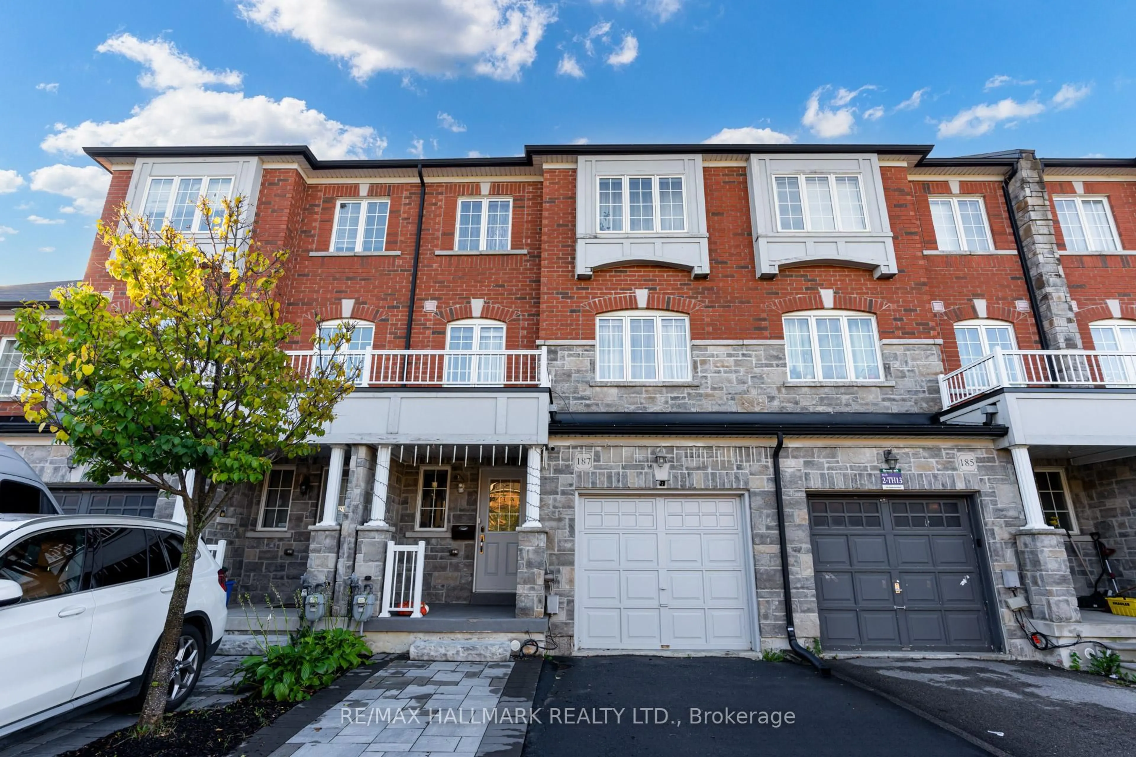 Home with brick exterior material, street for 187 Hawkview Blvd, Vaughan Ontario L4H 3S5